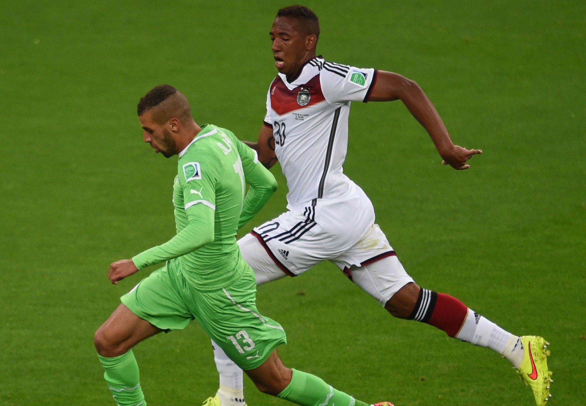 Jerome Boateng Islam Slimani Germany Algeria World Cup 06302014