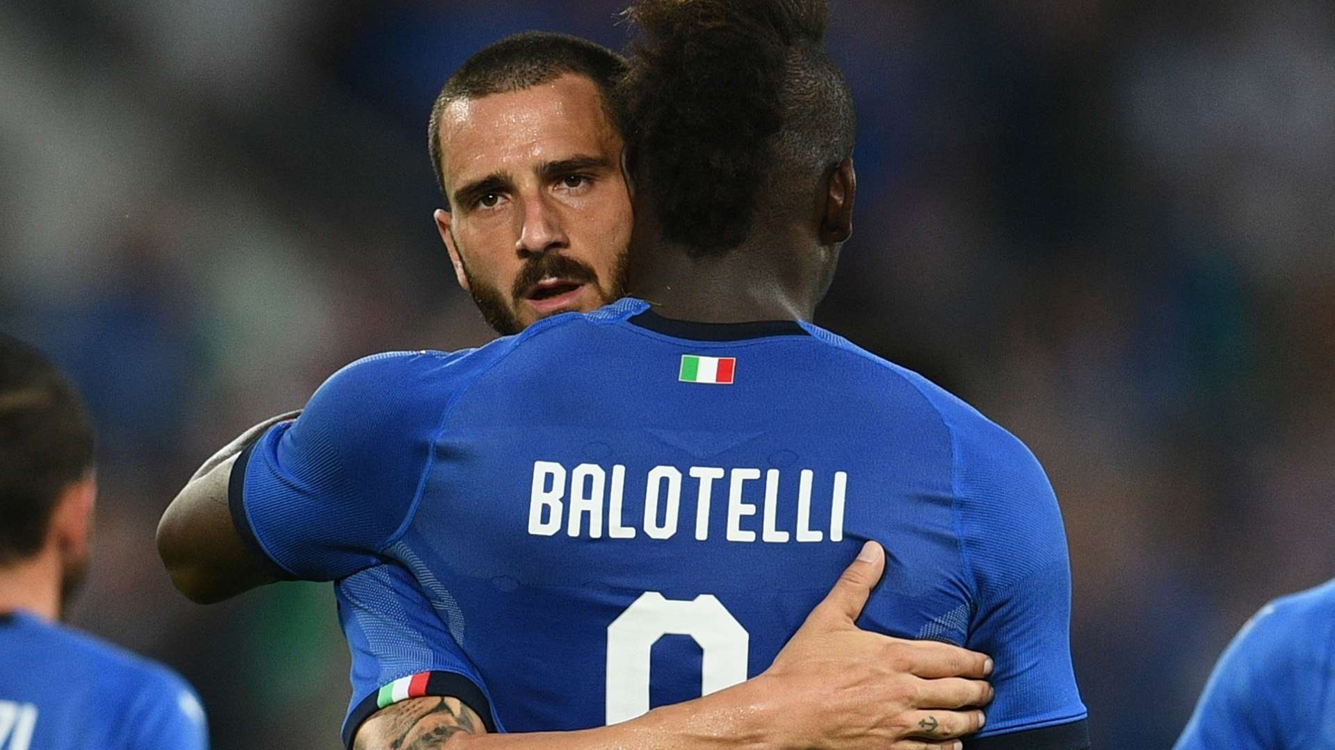 Bonucci Balotelli Italy