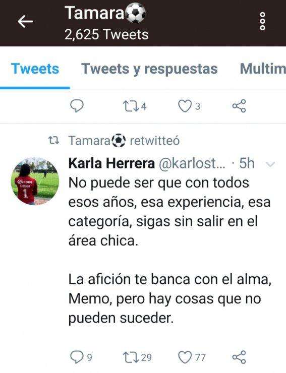 Tweets Tamara Herrera