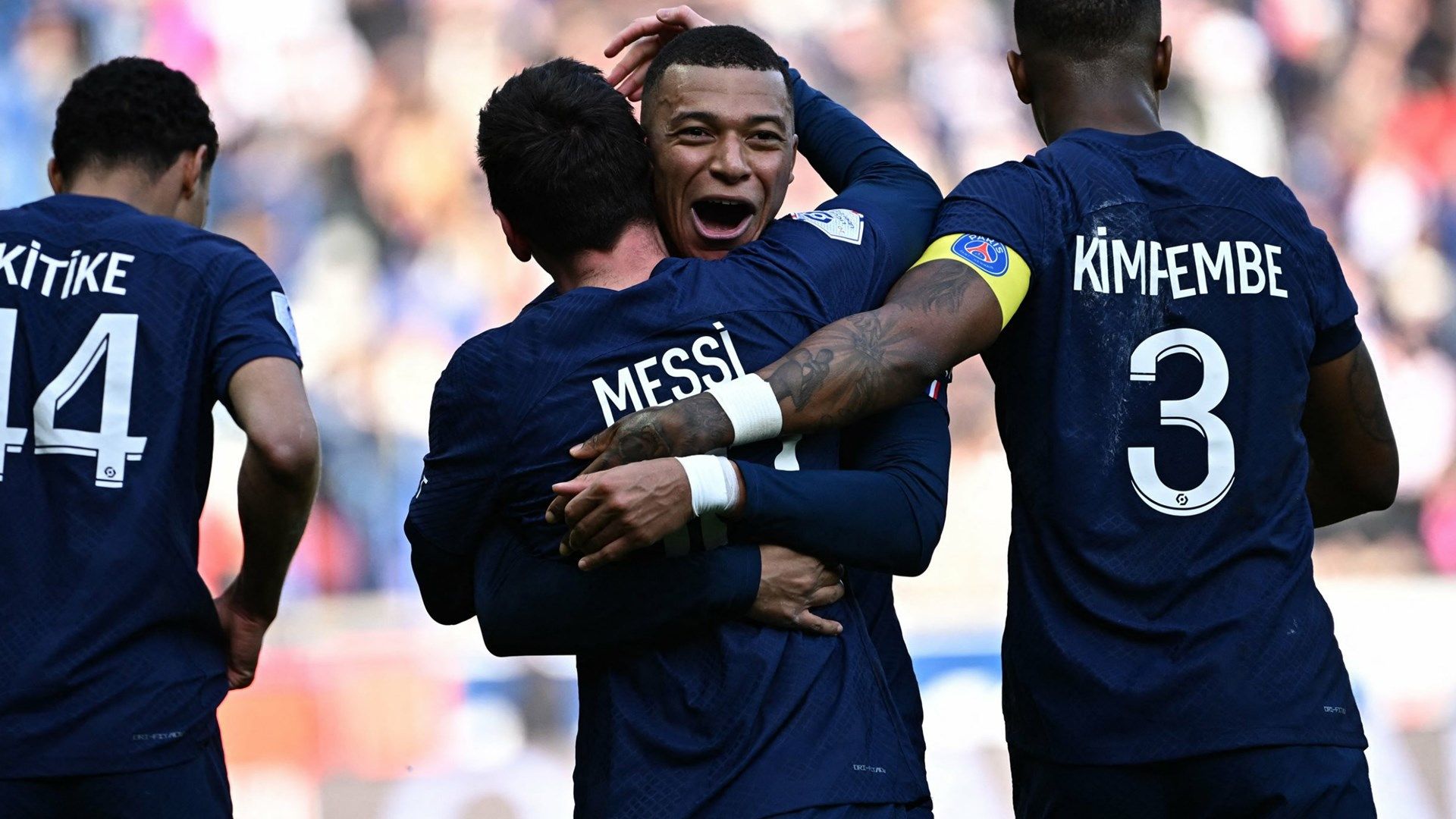 Kylian Mbappe Lionel Messi PSG 2022-23