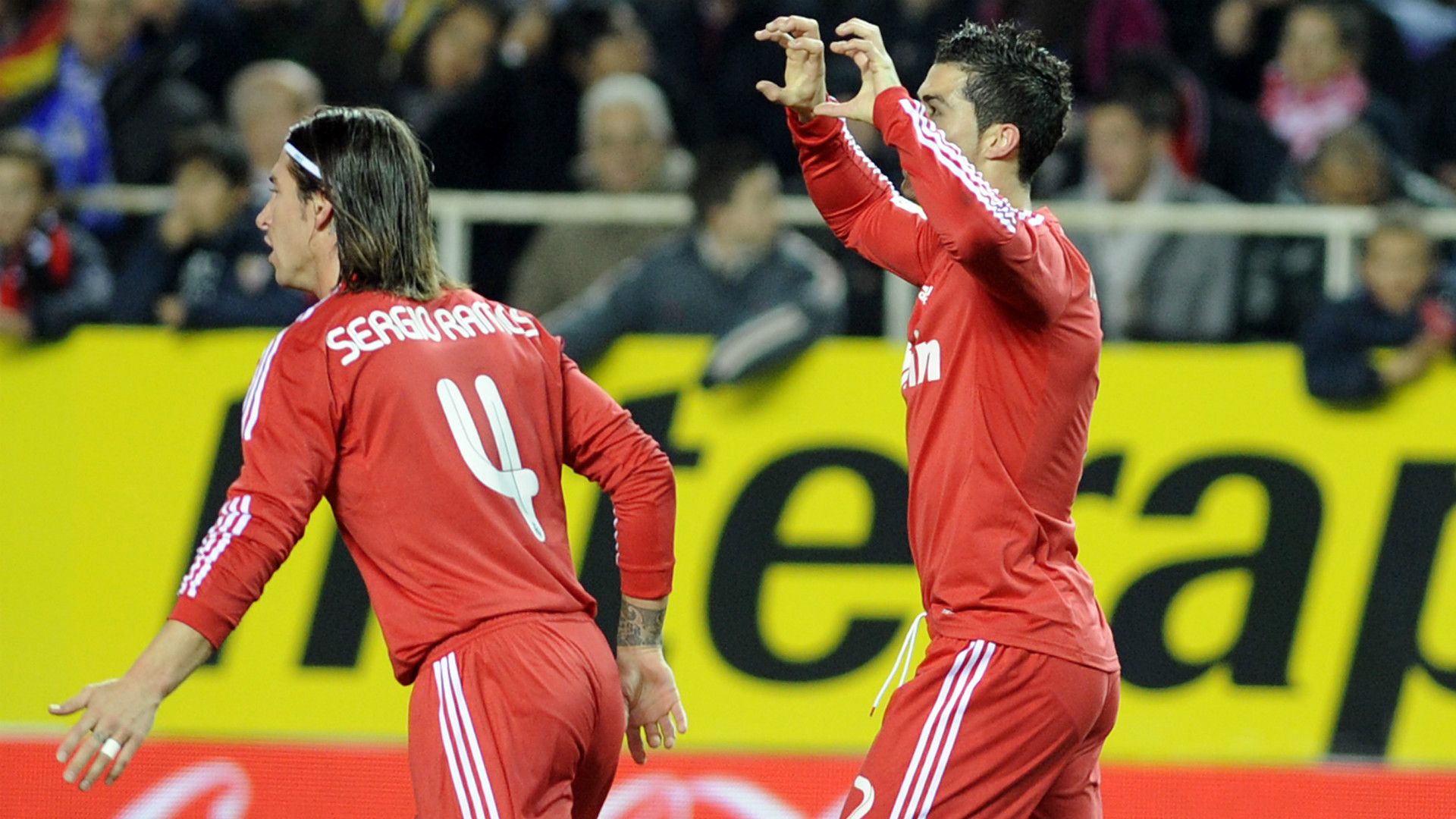 Sergio Ramos Cristiano Ronaldo Sevilla Real Madrid 17122011