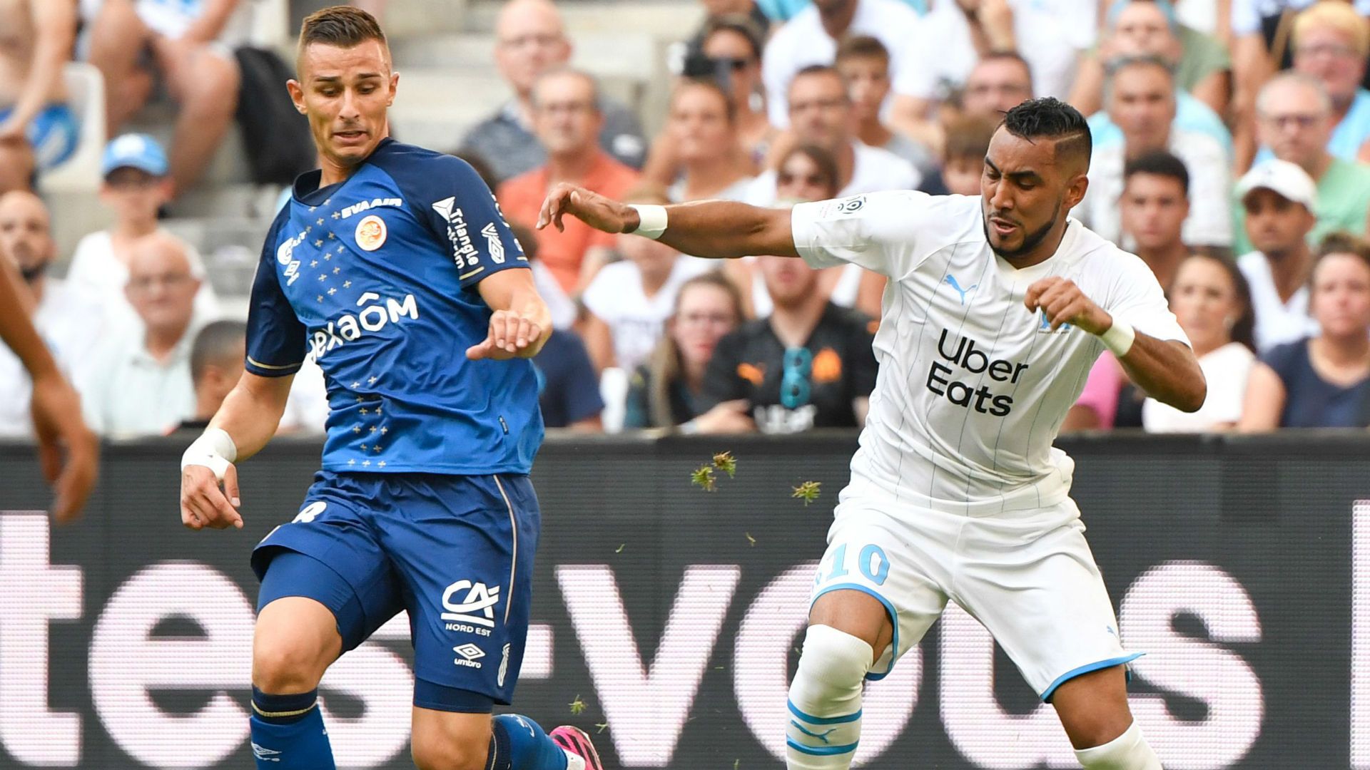 Dimitri Payet Remi Oudin Marseille Reims Ligue 1 10082019