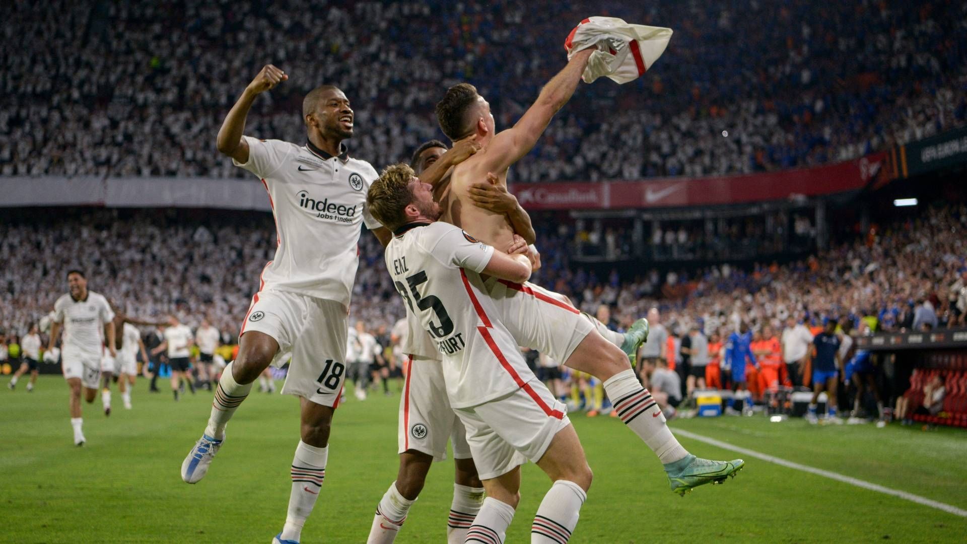 Eintracht Frankfurt Europa League 20220518 Jubel
