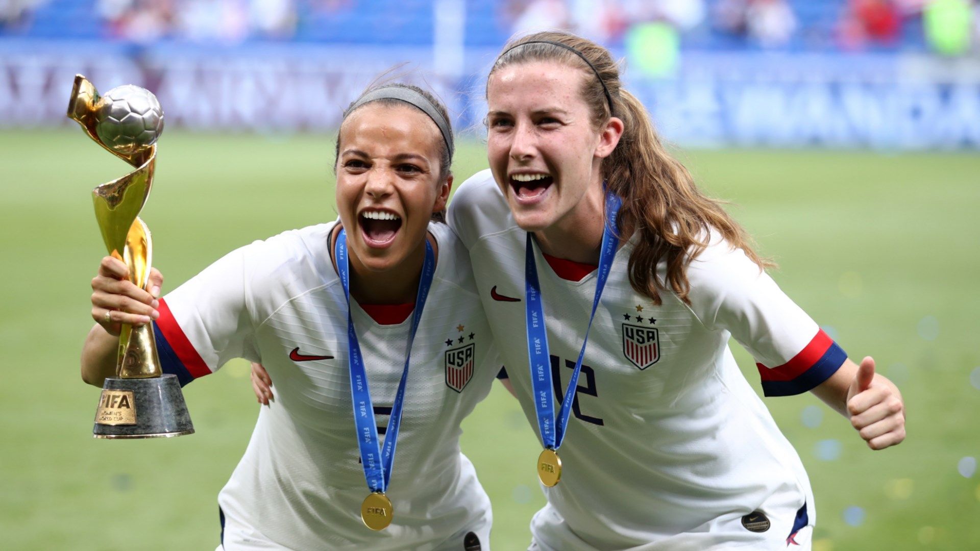 Mallory Swanson Tierna Davidson USWNT 2019