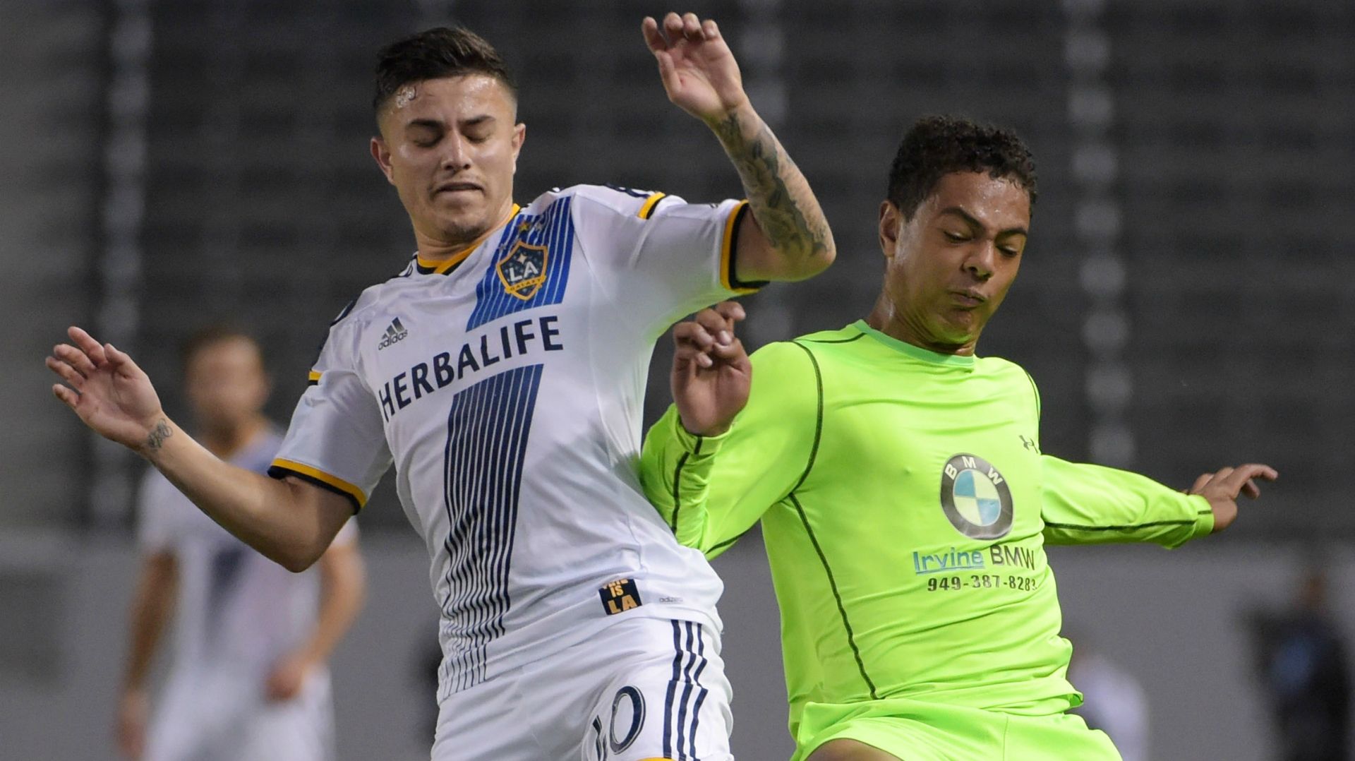 Raul Mendiola Henry Wingo LA Galaxy PSA Elite