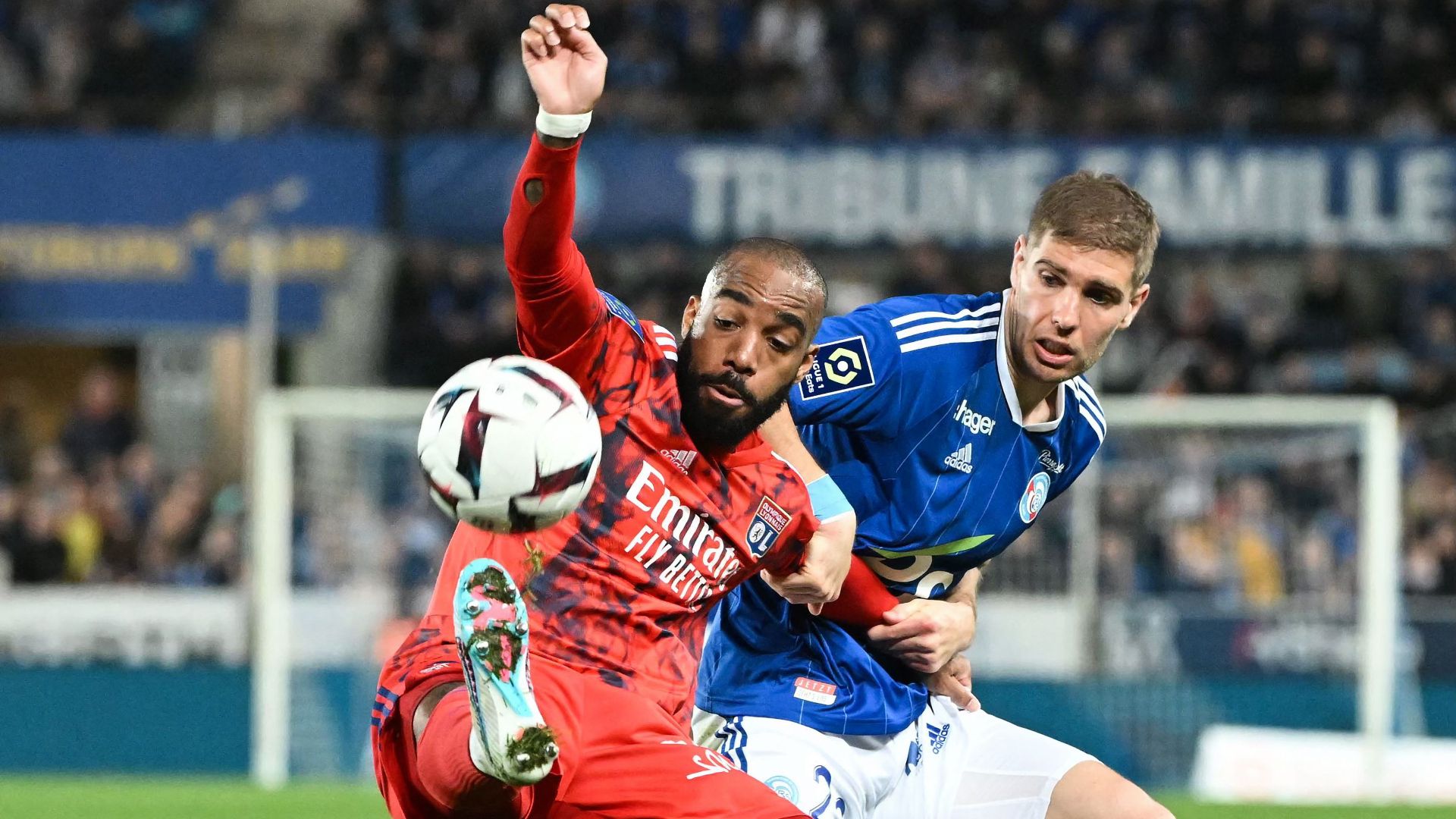Alexandre Lacazette Strasbourg Lyon Ligue 1 28042023