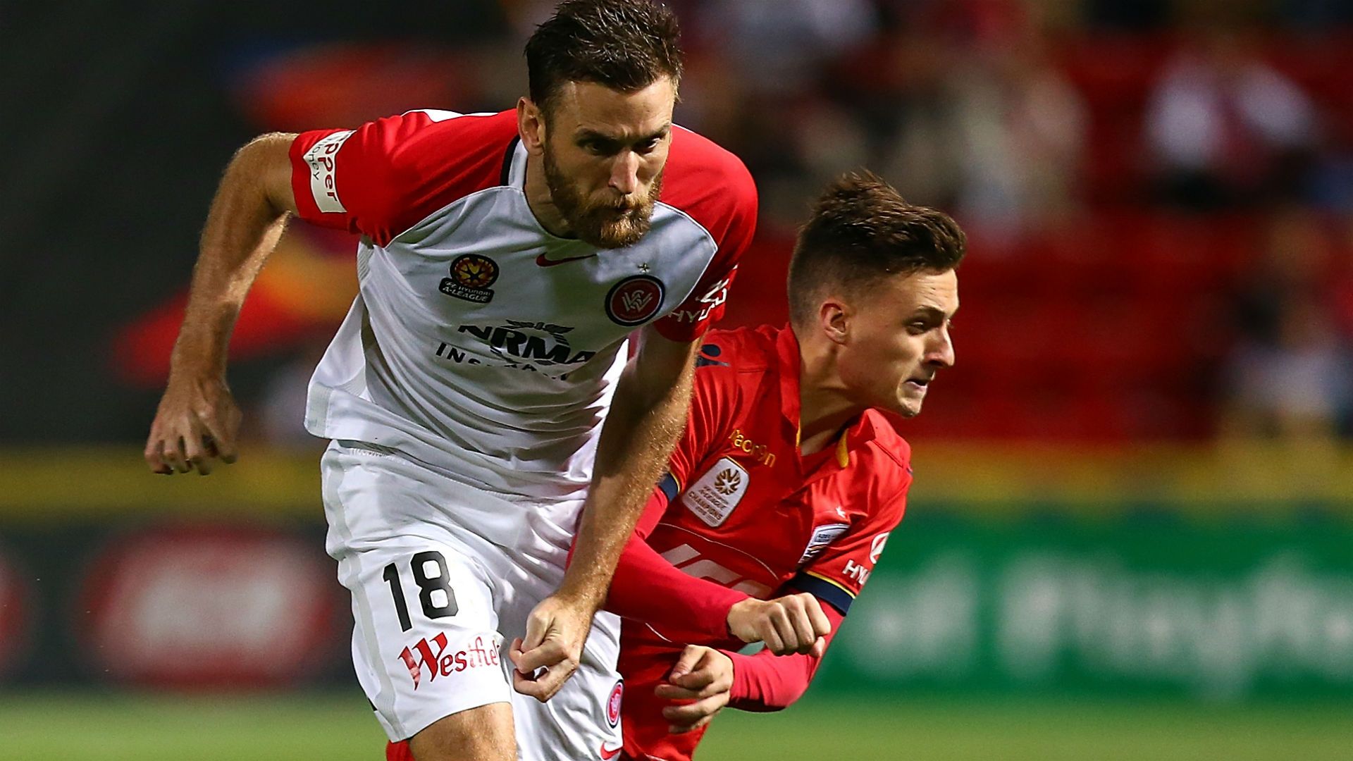 Robert Cornthwaite Jordan O'Doherty Western Sydney Wanderers Adelaide United A-League