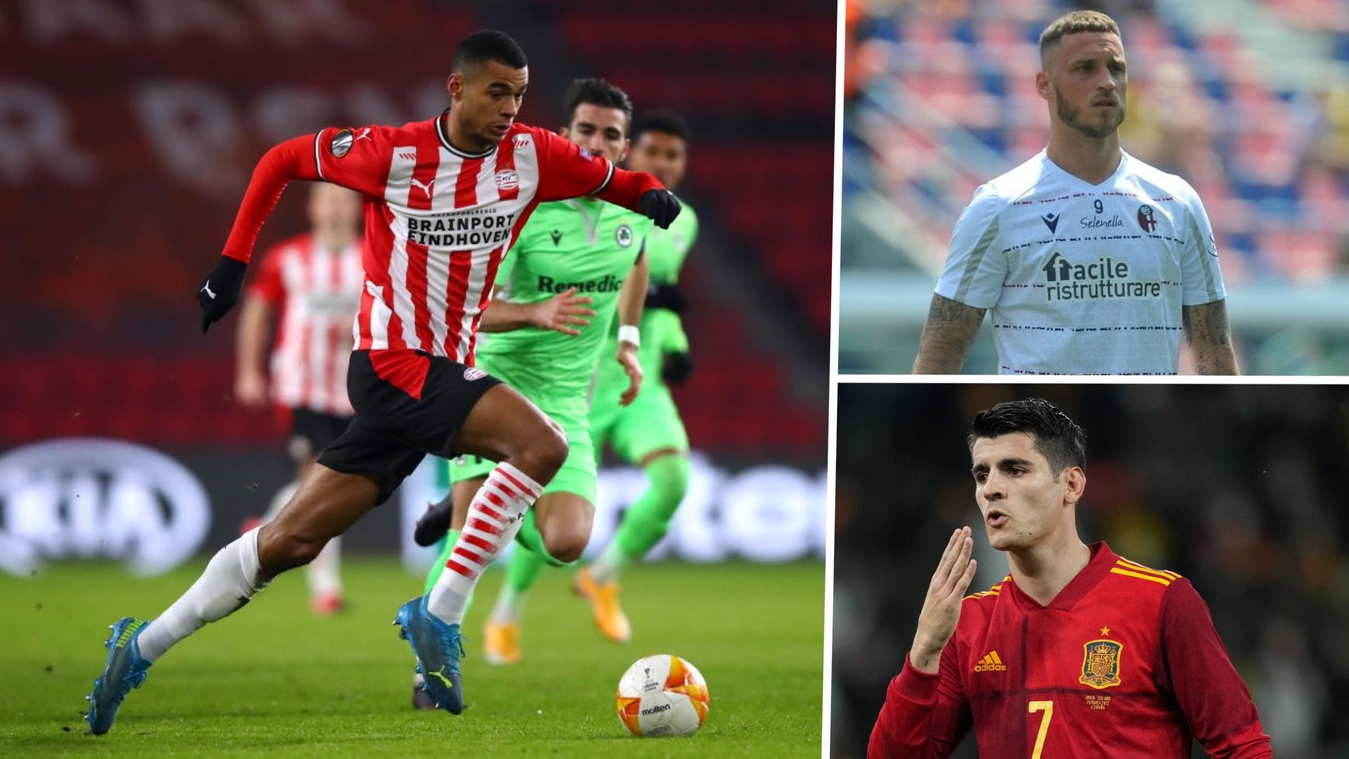 Kolase Gakpo, Arnautovic, Morata