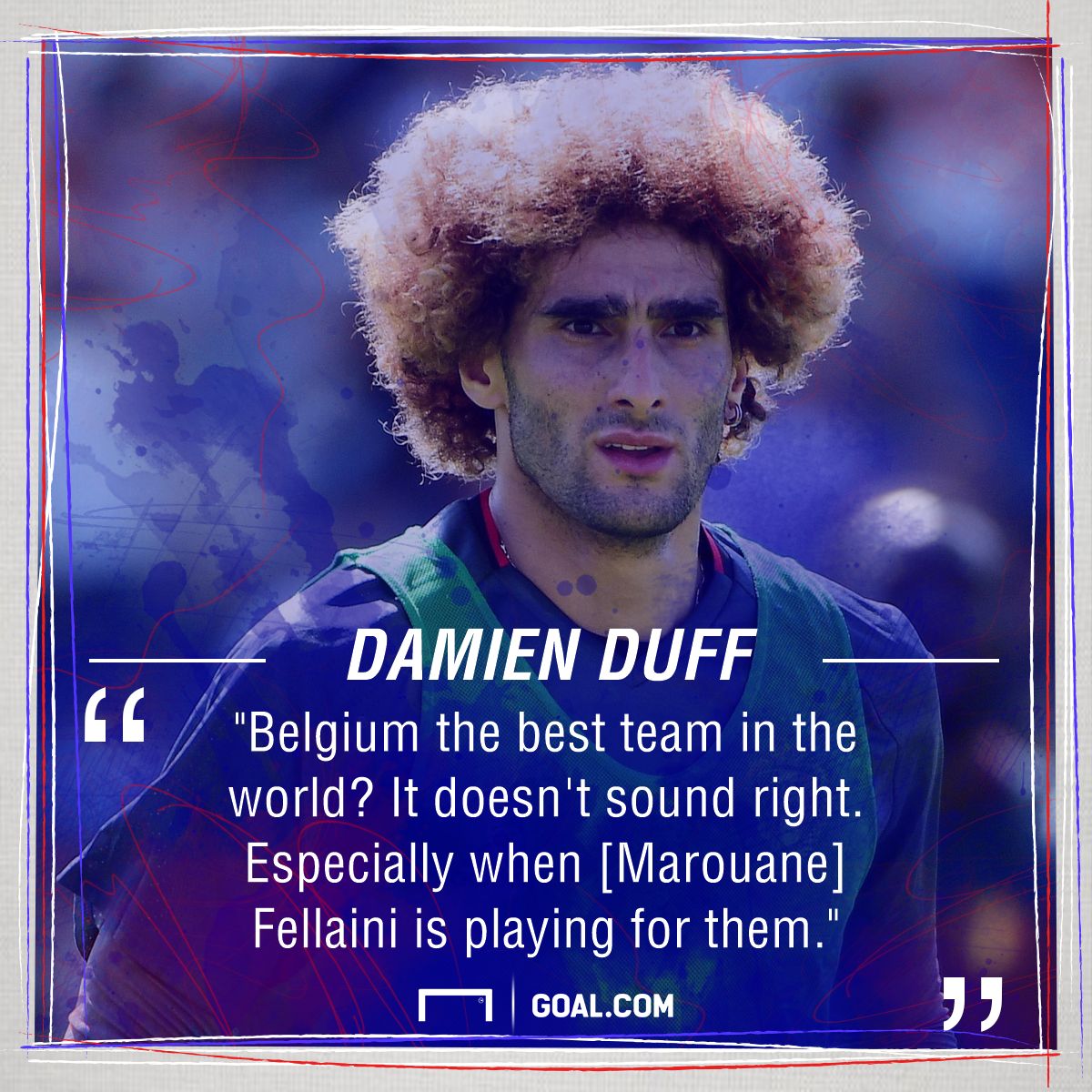 Damien Duff Marouane Fellaini PS