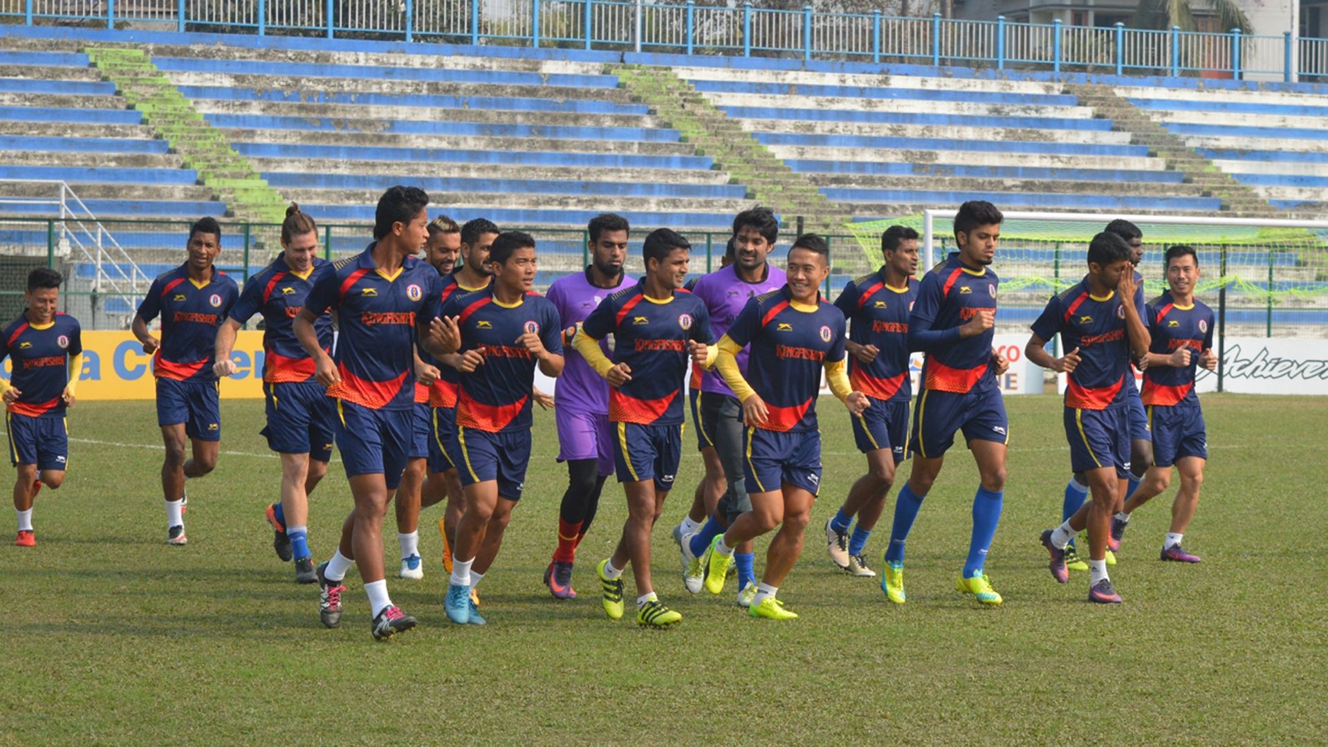 East Bengal FC practice session