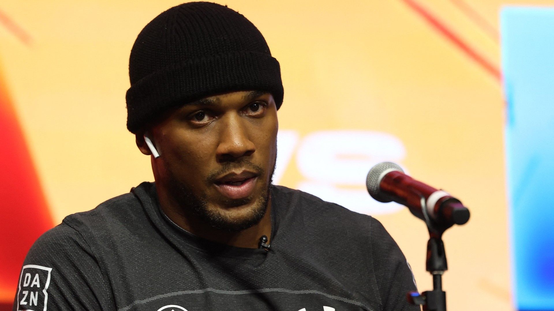 British heavyweight boxer Anthony Joshua