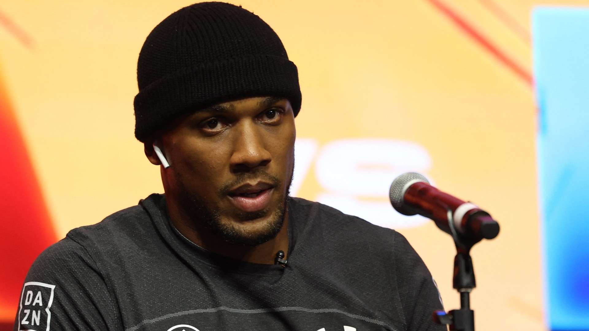 British heavyweight boxer Anthony Joshua