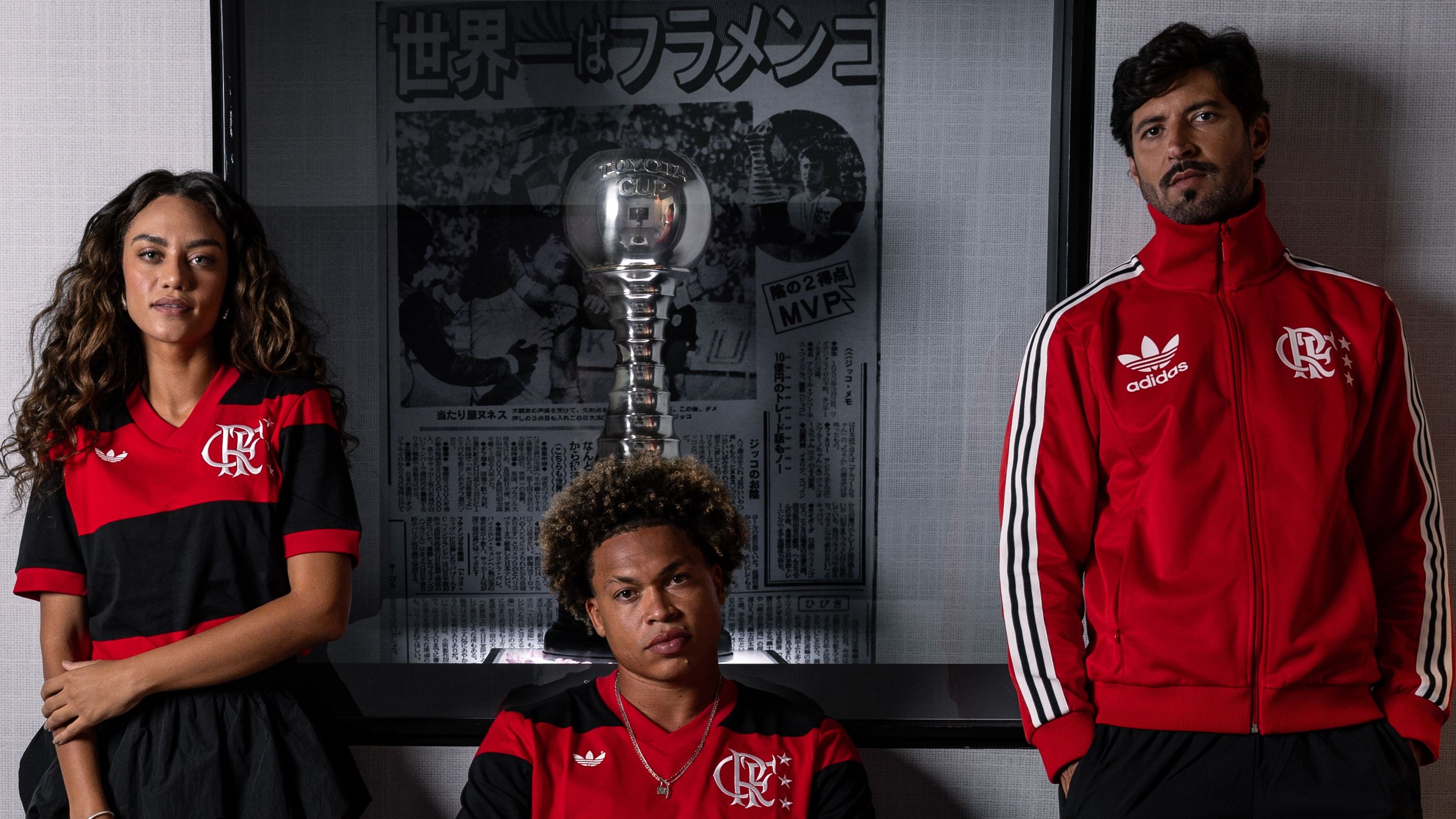 Coleção adidas e Flamengo em homenagem ao Mundial de 1981