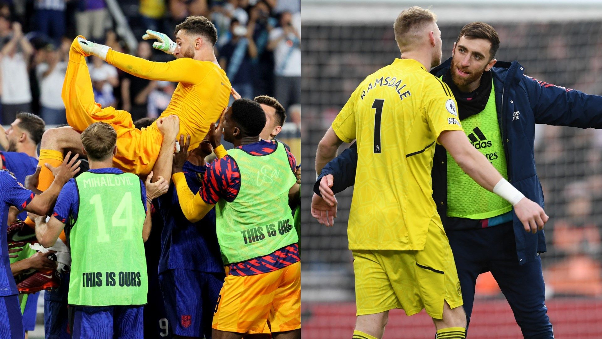 Matt Turner Aaron Ramsdale USMNT Arsenal