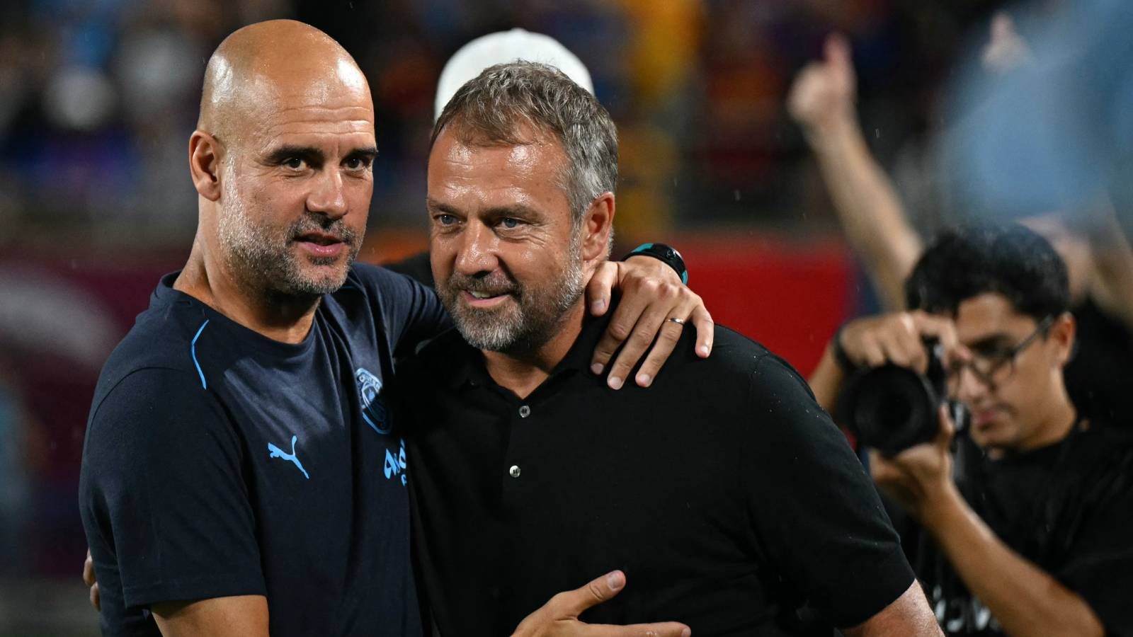Hansi Flick & Pep Guardiola 