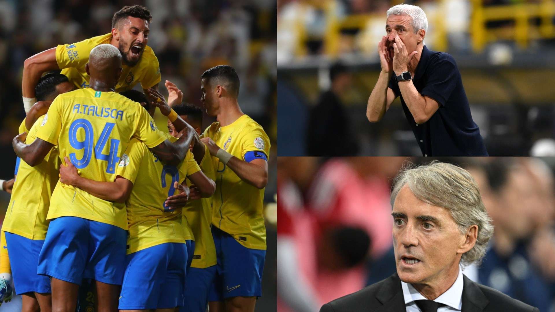 Al Nassr - Roberto Mancini - Luis Castro