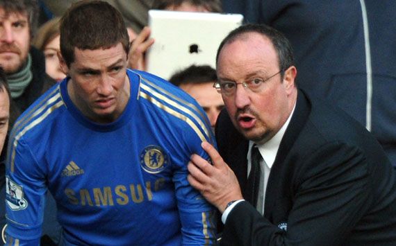 Rafael Benitez,Fernando Torreas:Chelsea
