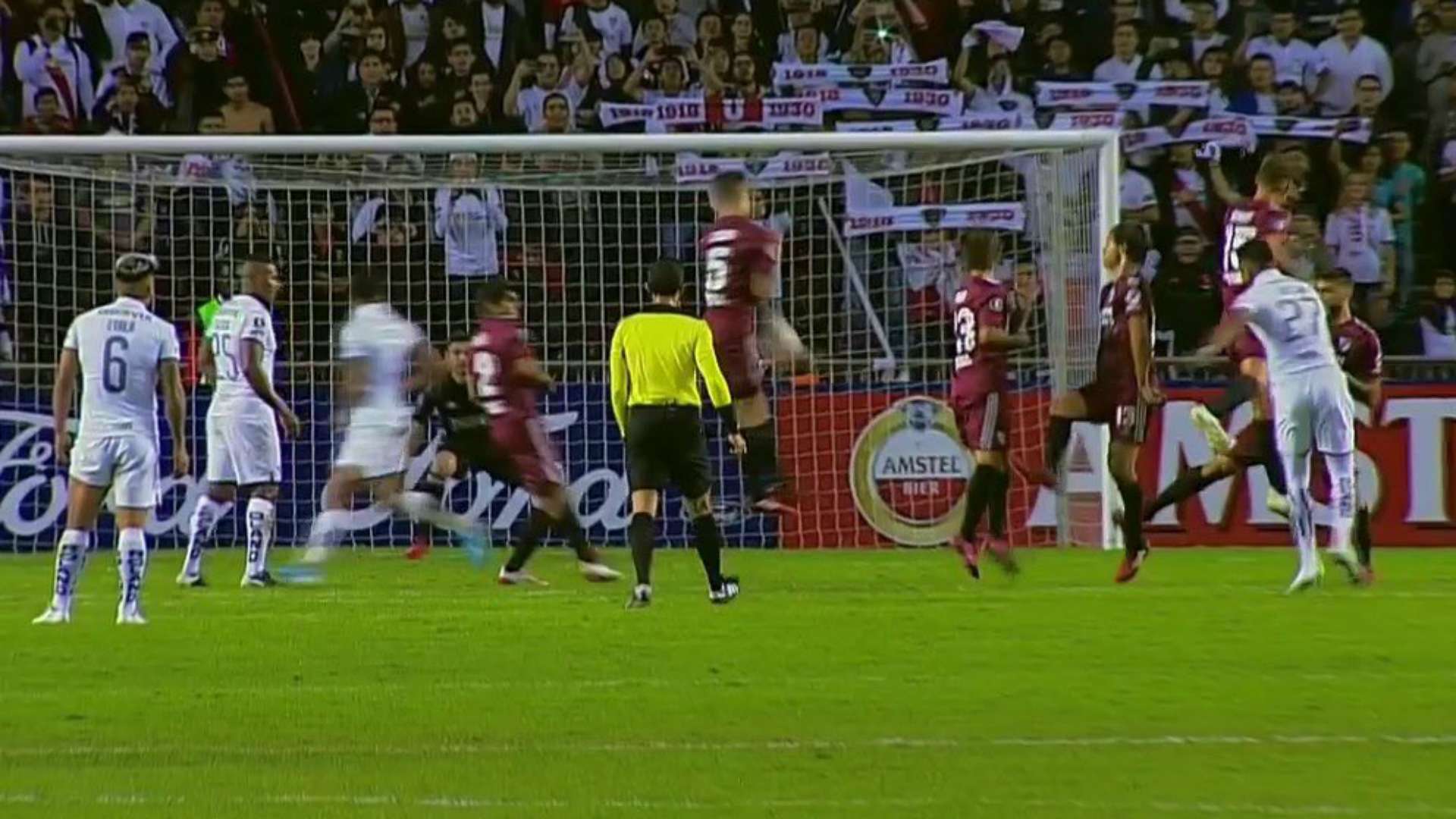 captura Zuculini River Plate Liga Quito Libertadores 04032020
