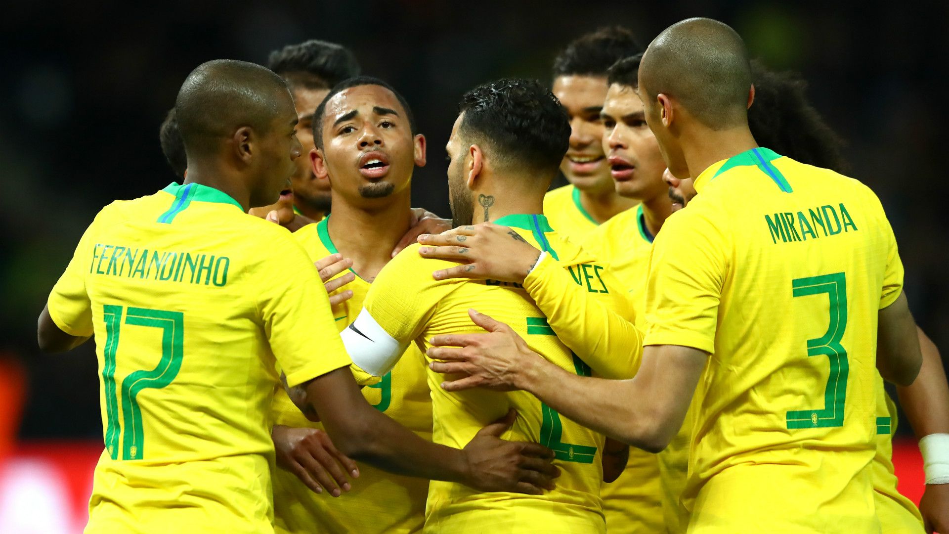 Brazil celebrate