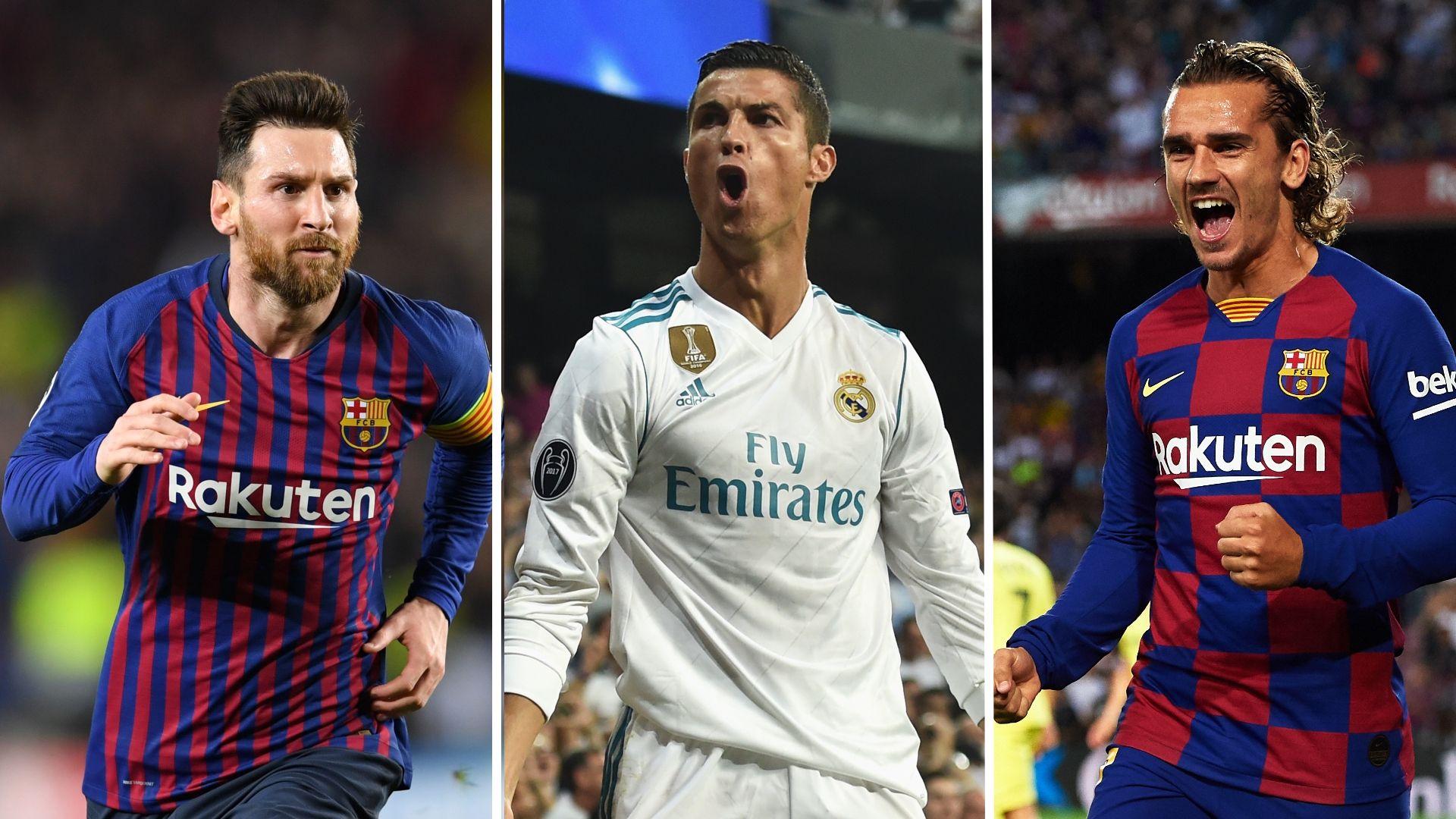 Messi/Ronaldo/Griezmann split