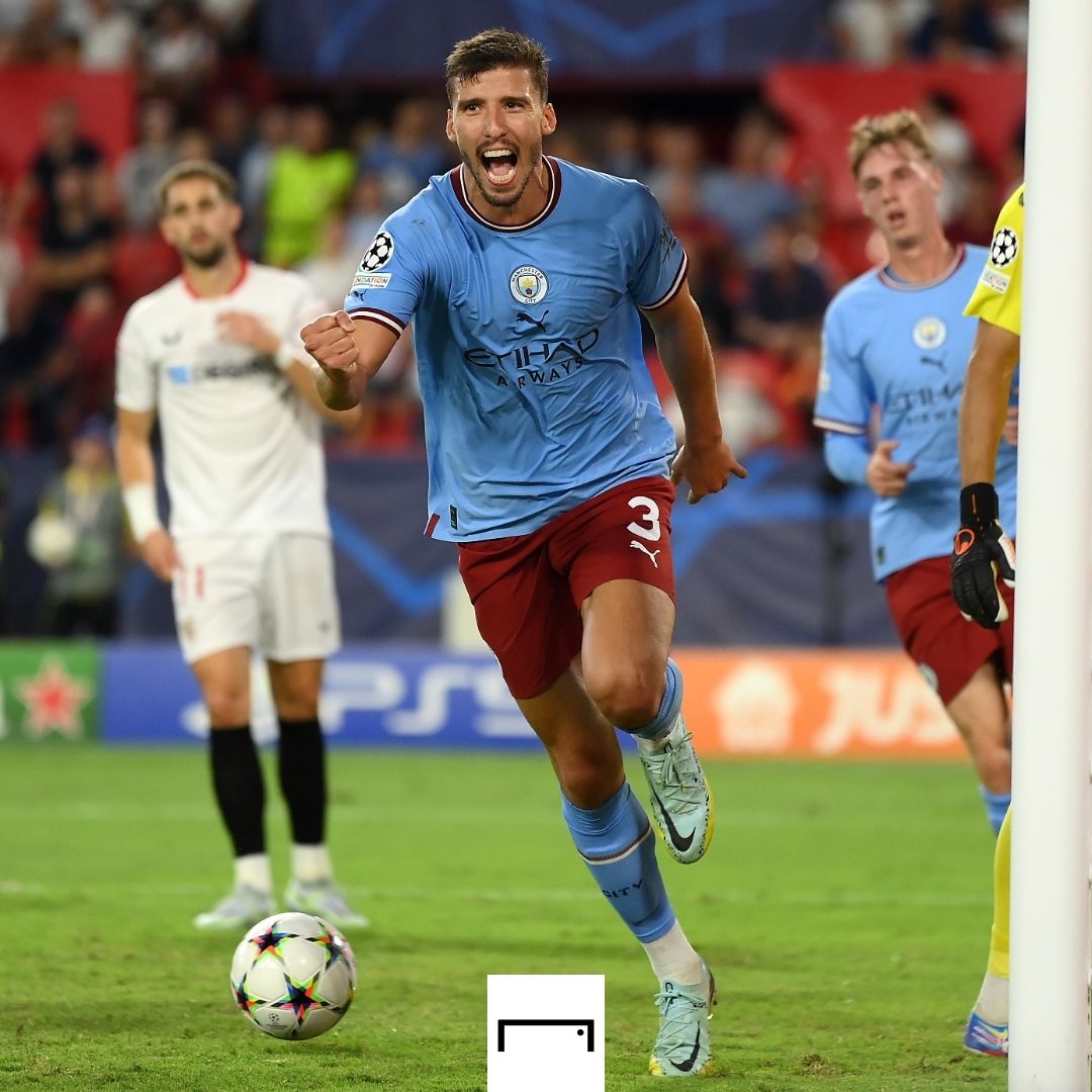 Ruben Dias Manchester City Sevilla 2022-23