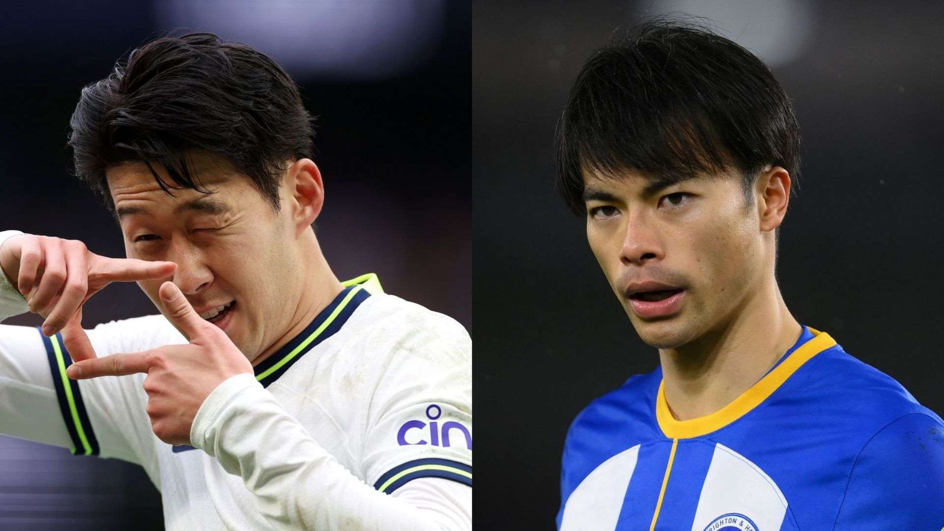 Son Heung-Min Tottenham Kaoru Mitoma Brighton