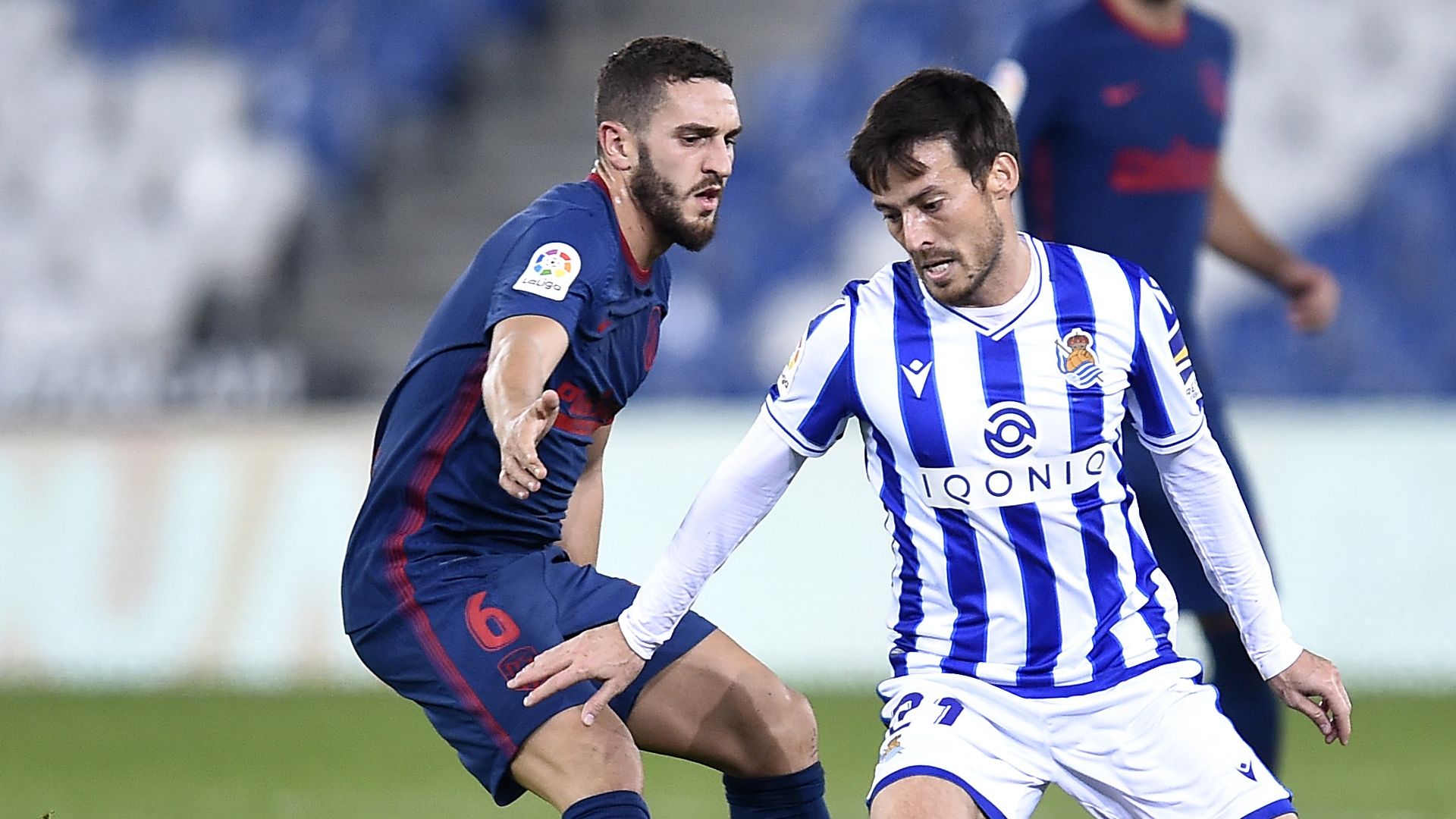 Koke y Silva, Real Sociedad vs. Atlético de Madrid