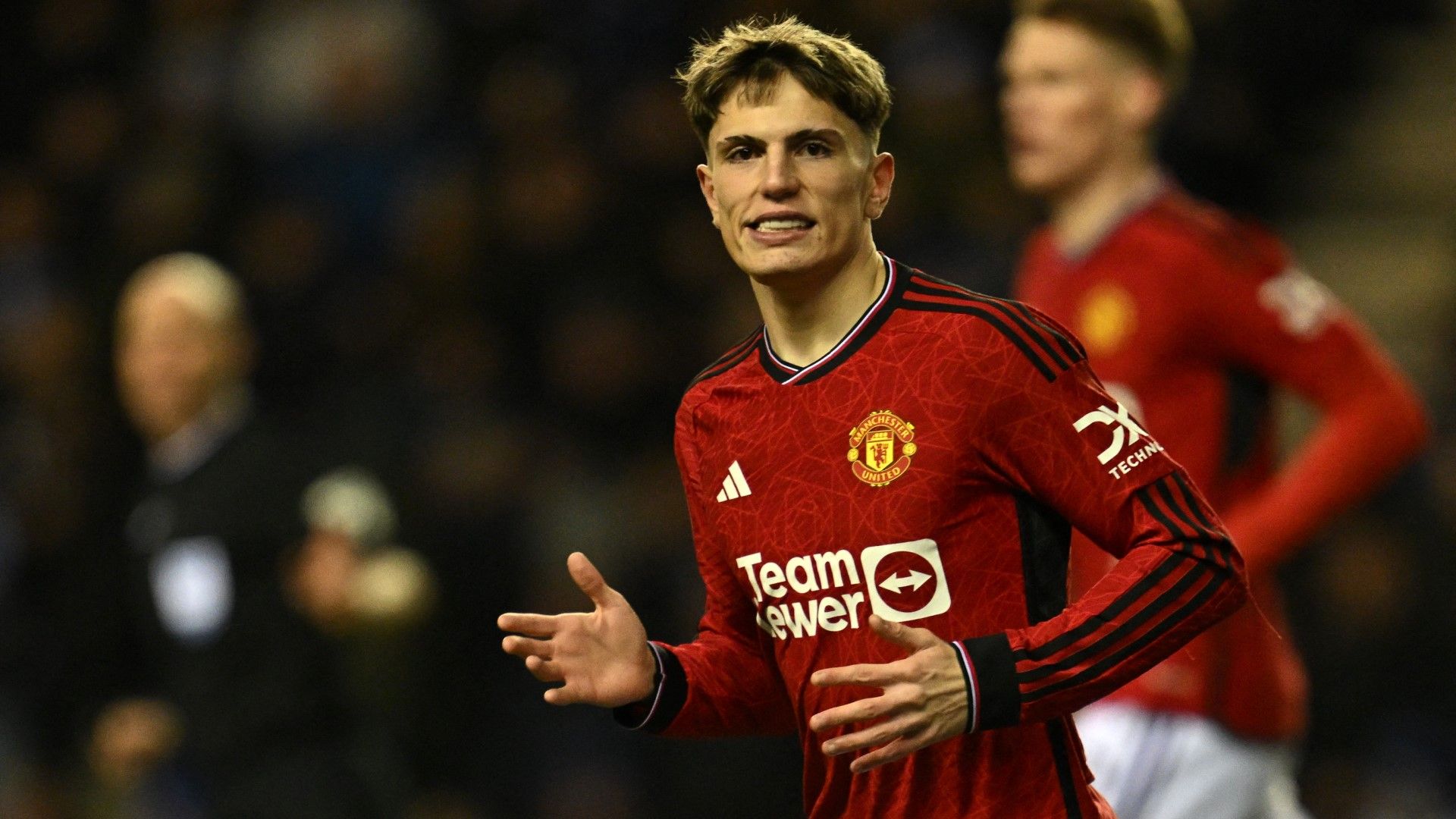 Alejandro Garnacho Man Utd Wigan