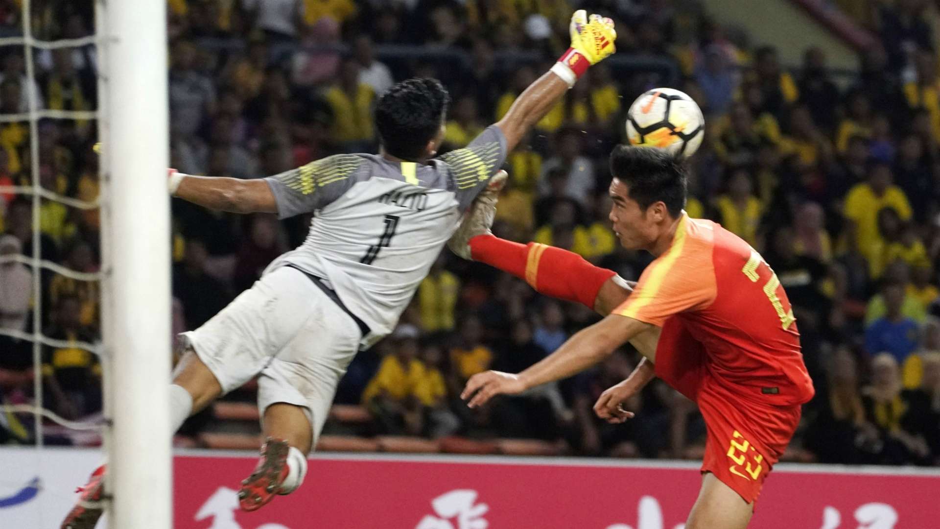 Haziq Nadzli, Malaysia U23 v China U23, AFC U23 Championship qualifier, 26 Mar 2019