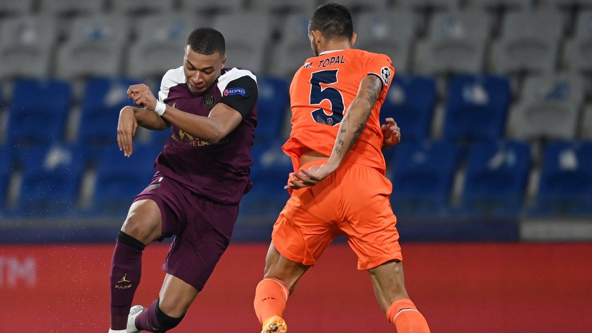 Mbappé Topal Istanbul PSG Champions League 281020