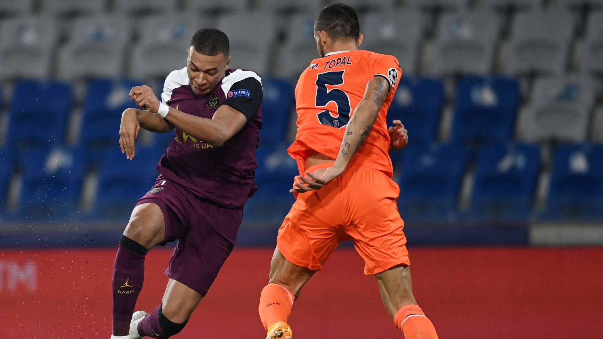 Mbappé Topal Istanbul PSG Champions League 281020