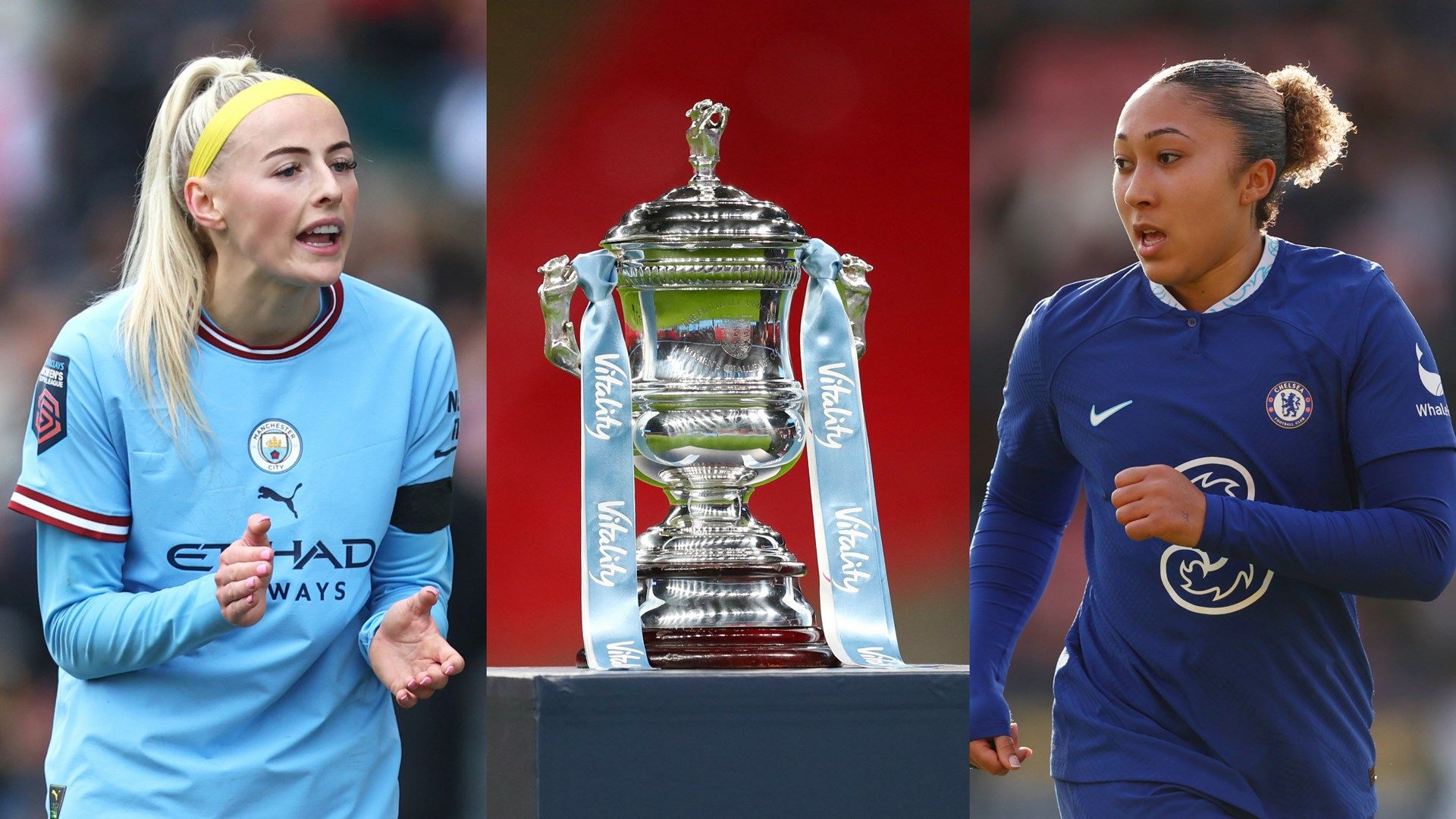 Chloe Kelly Lauren James FA Cup composite