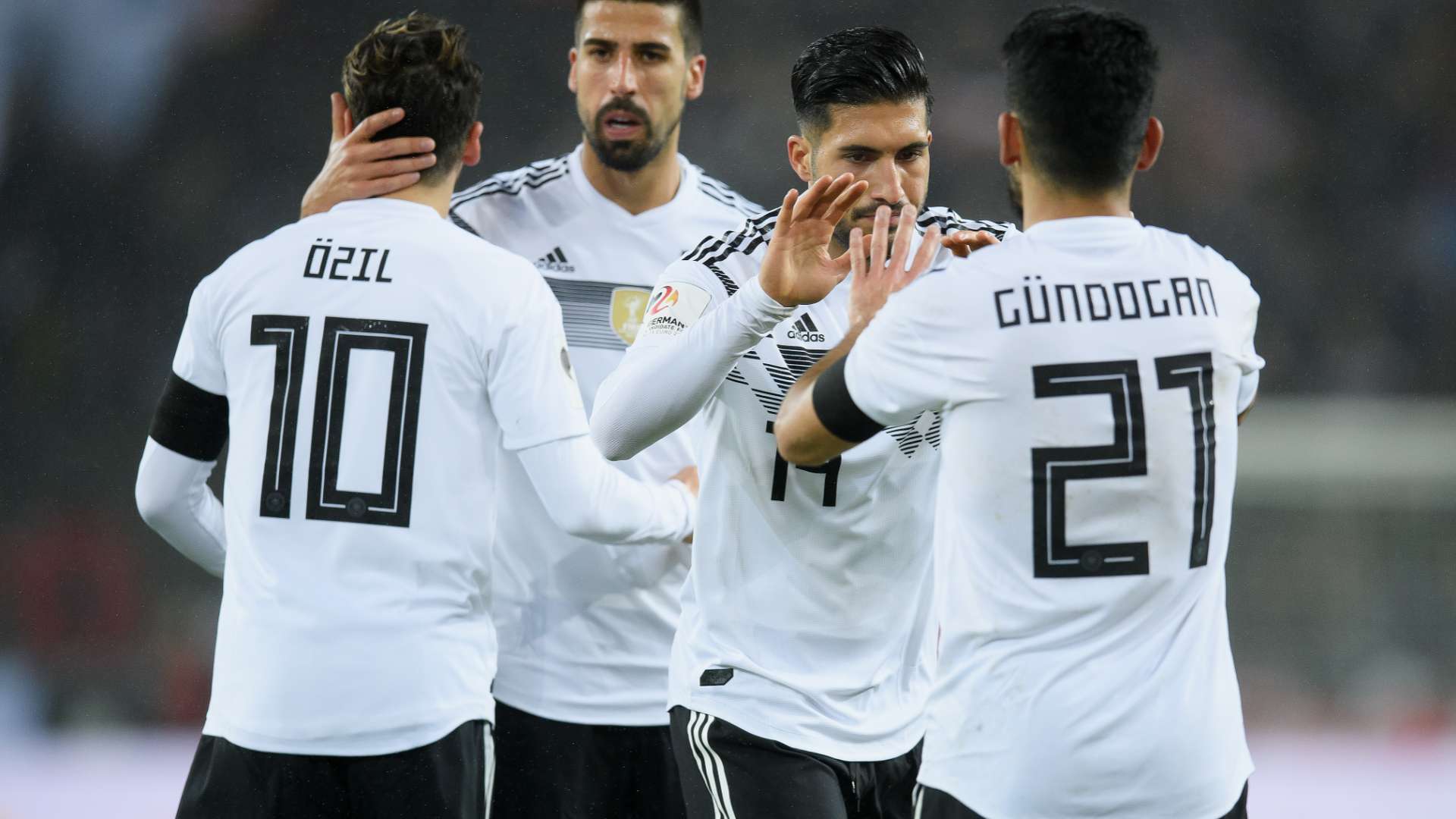 Emre Can Ilkay Gundogan Germany 11142017