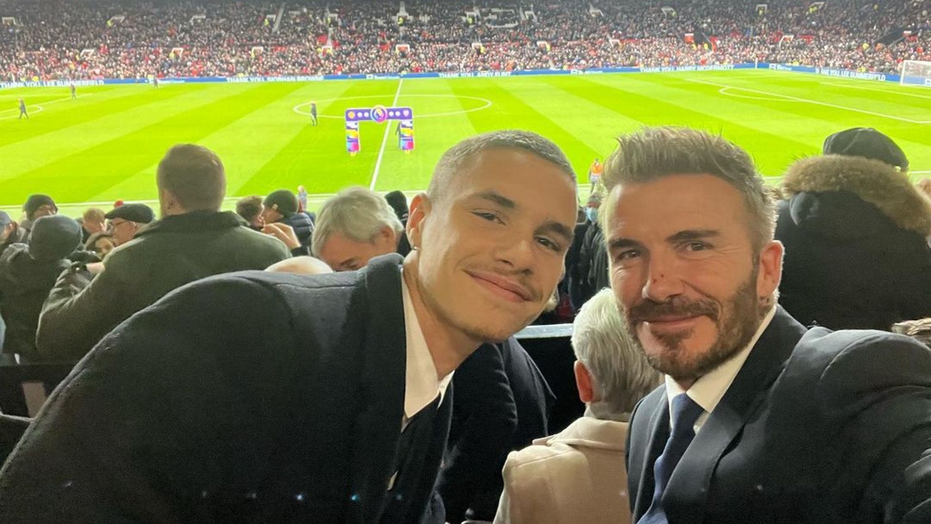 David and Romeo Beckham