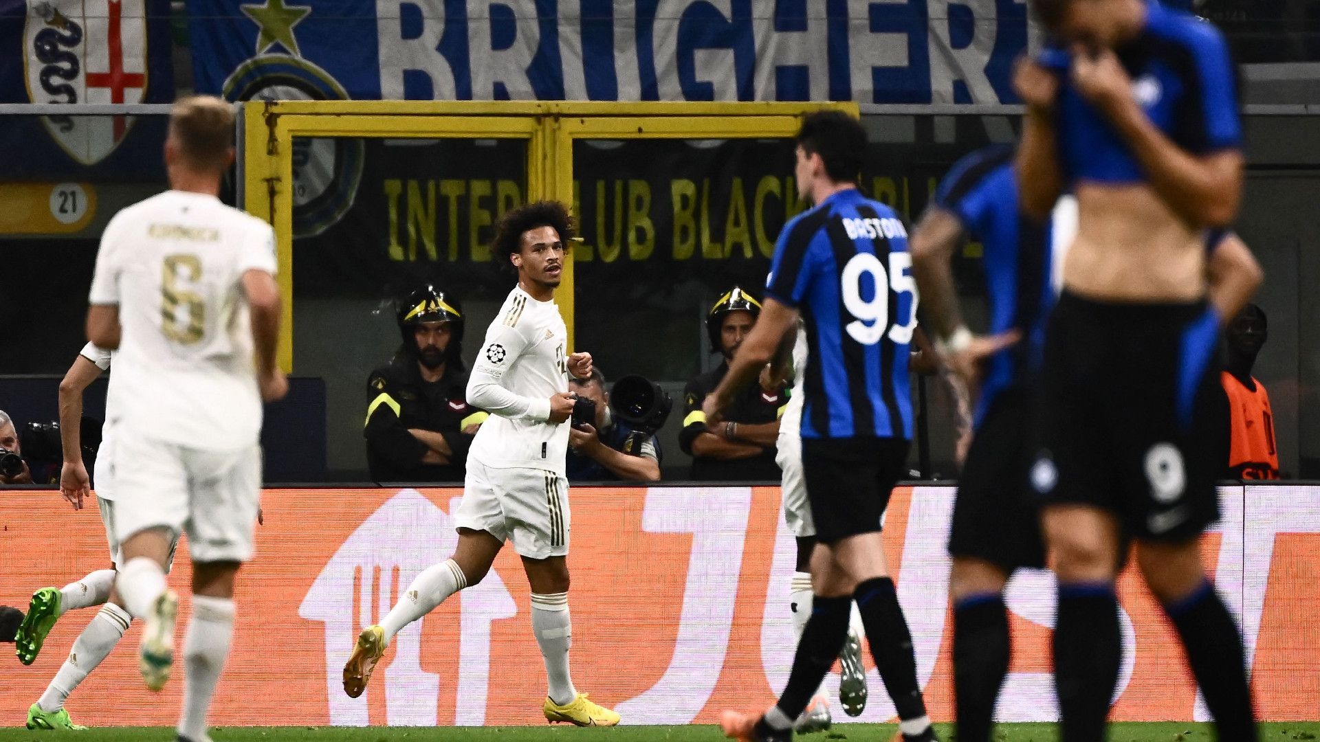 Celebration Inter Bayern Munich Champions League