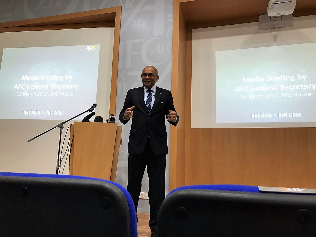 Windsor Paul John AFC secretary-general press conference 15032017