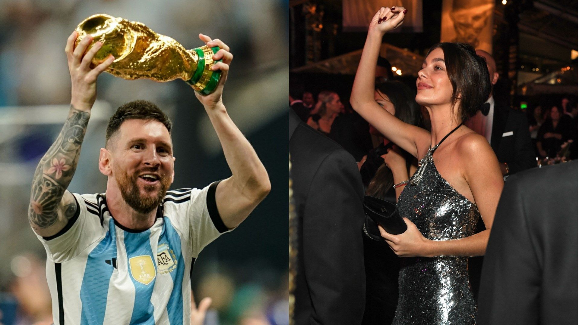 Lionel Messi World Cup 2022, Camila Morrone GFX