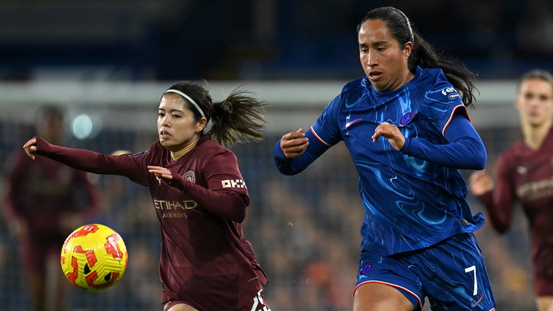 Yui Hasegawa Mayra Ramirez Man City Chelsea Women 2024-25