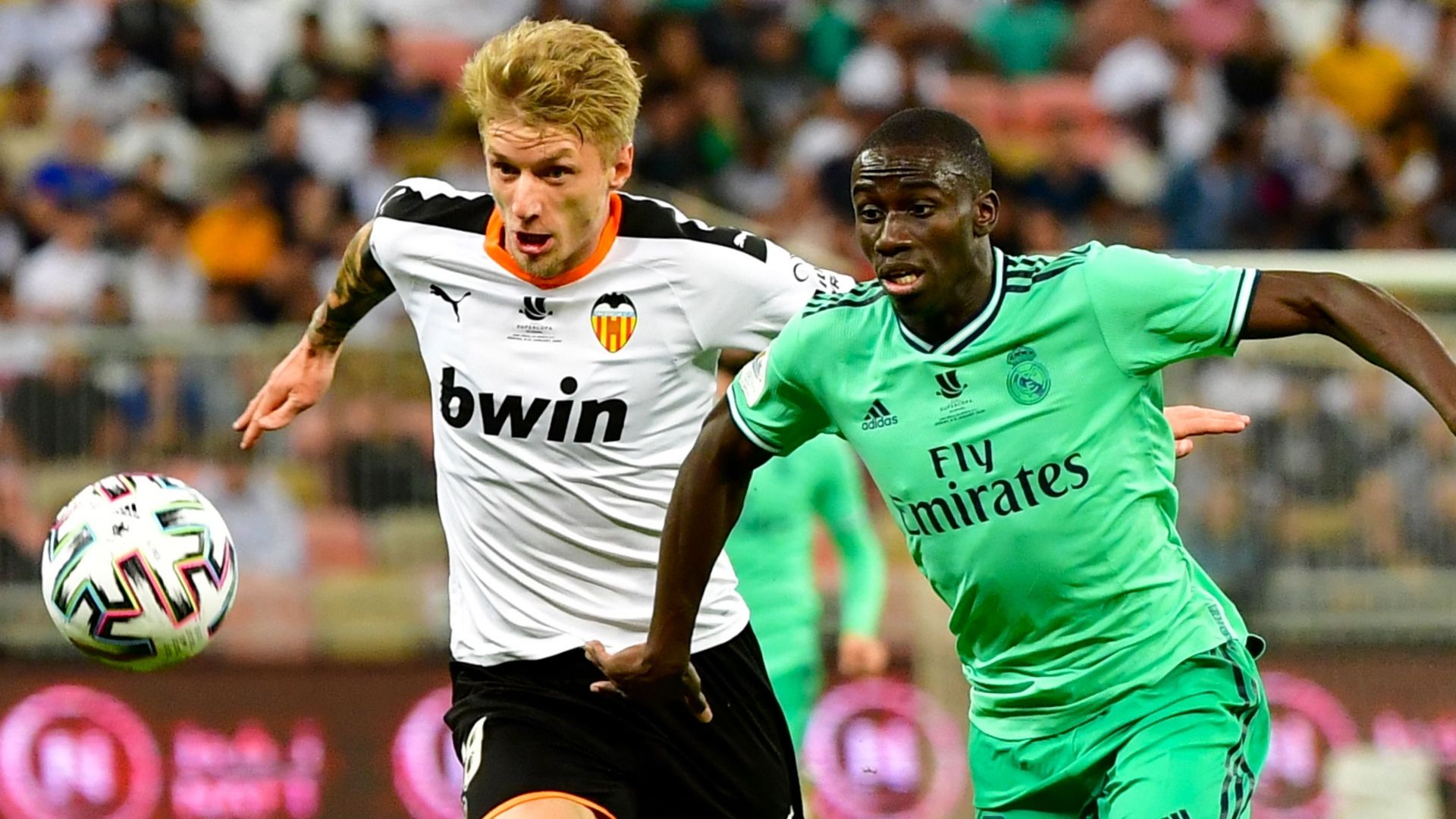 Daniel Wass, Ferland Mendy, Valencia vs Real Madrid