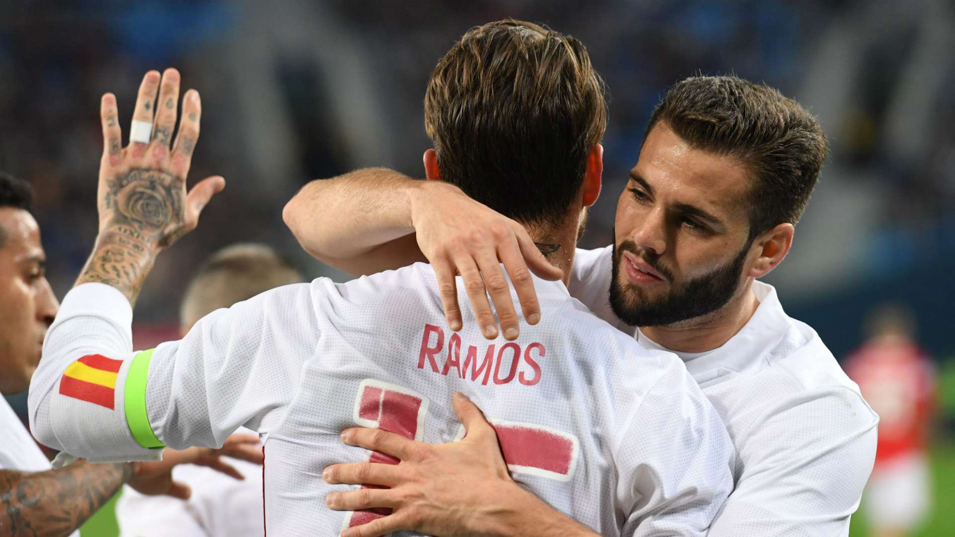 Sergio Ramos Nacho Spain Russia Friendly