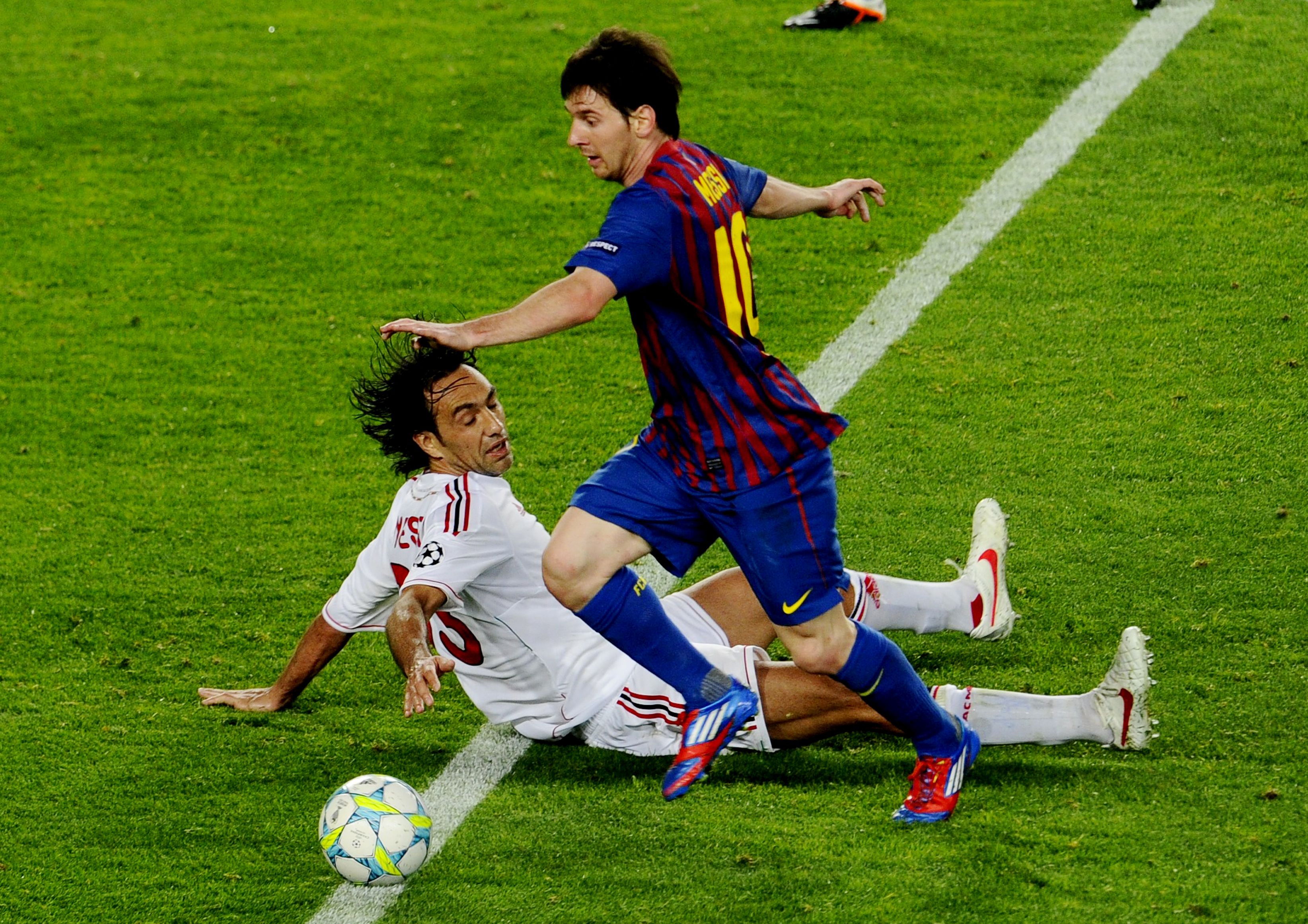 Nesta Messi Milan Barca