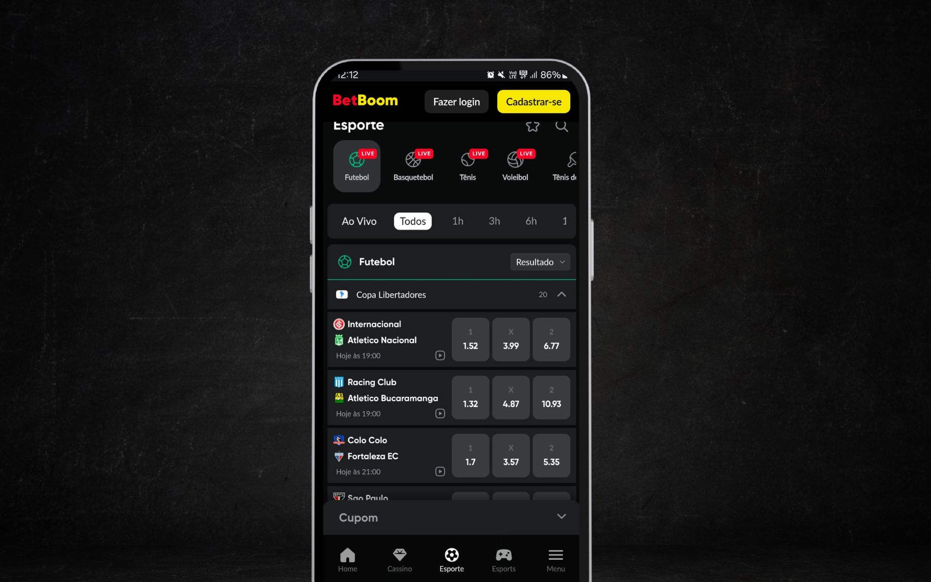 Betboom app