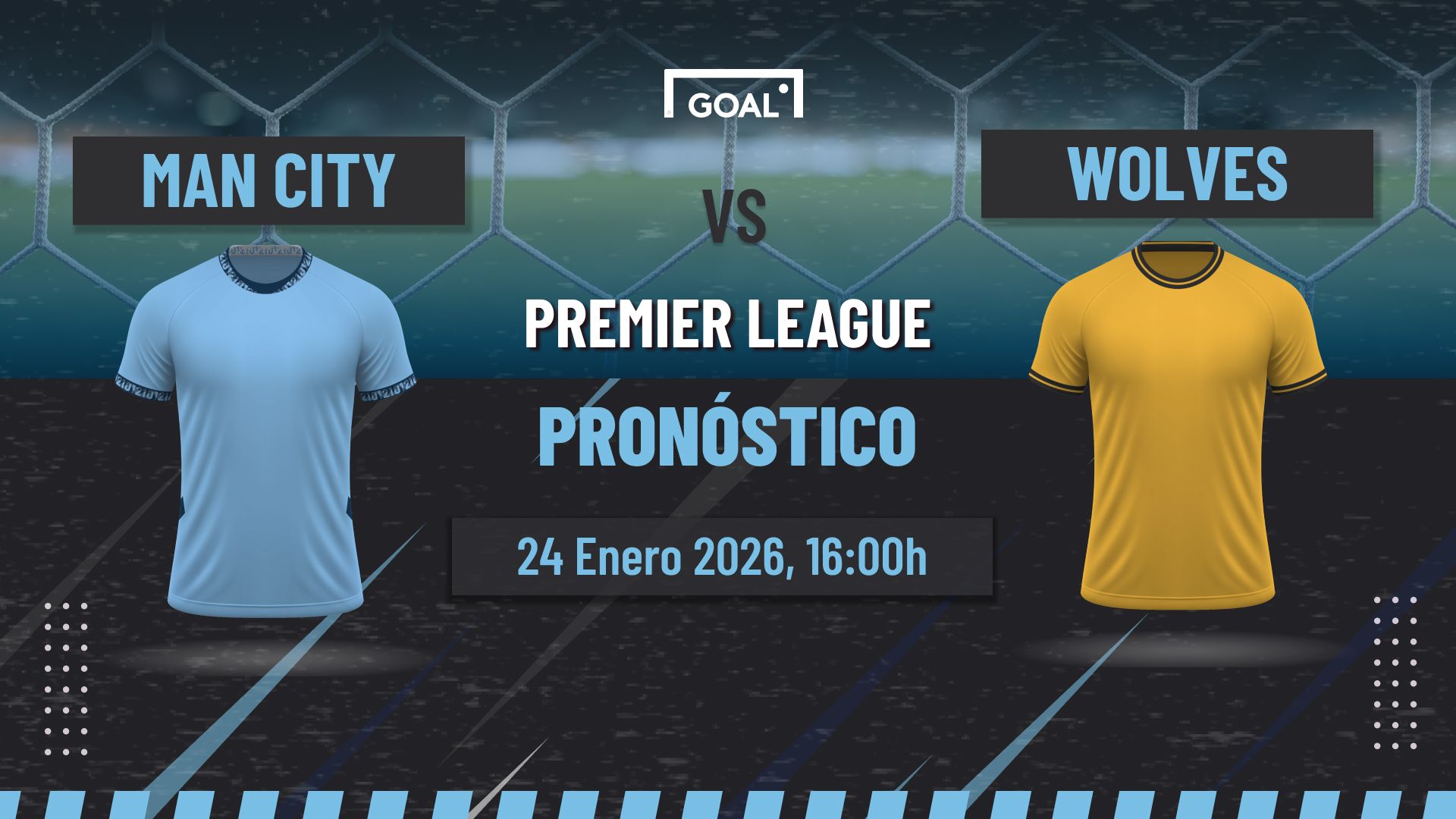 Manchester City vs Wolves Pronóstico y Apuestas Premier League | 24/01/26