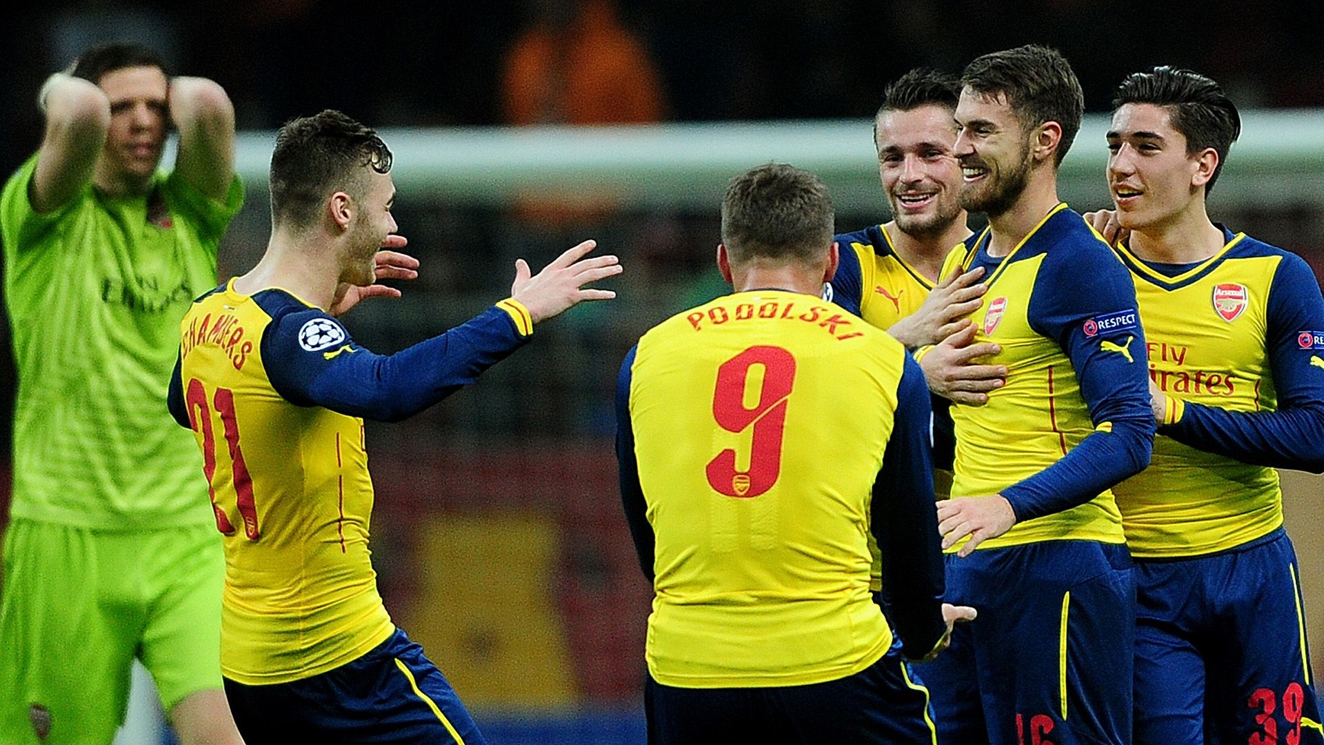 Aaron Ramsey Galatasaray Arsenal Champions League live 09122014