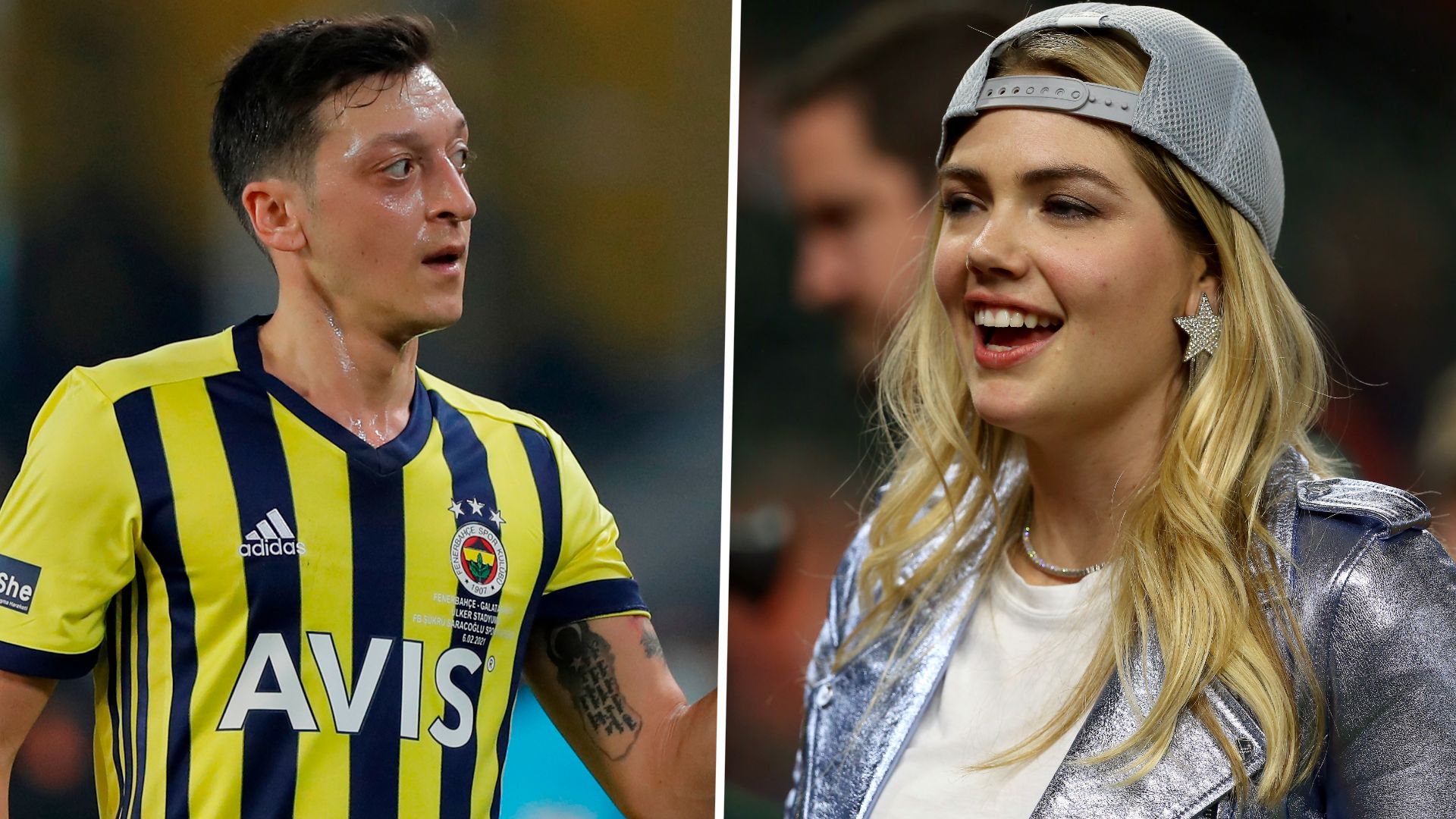 Mesut Ozil Kate Upton GFX