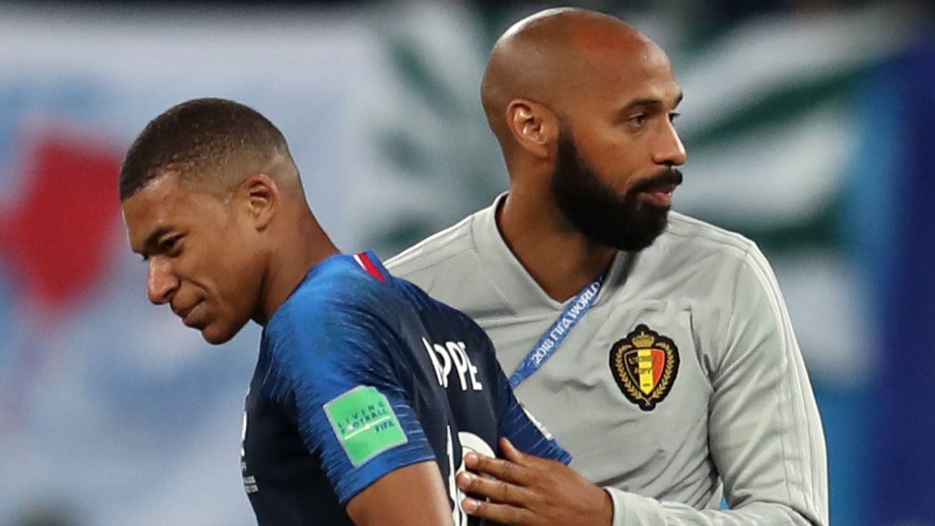 Kylian Mbappe Thierry Henry 10072018