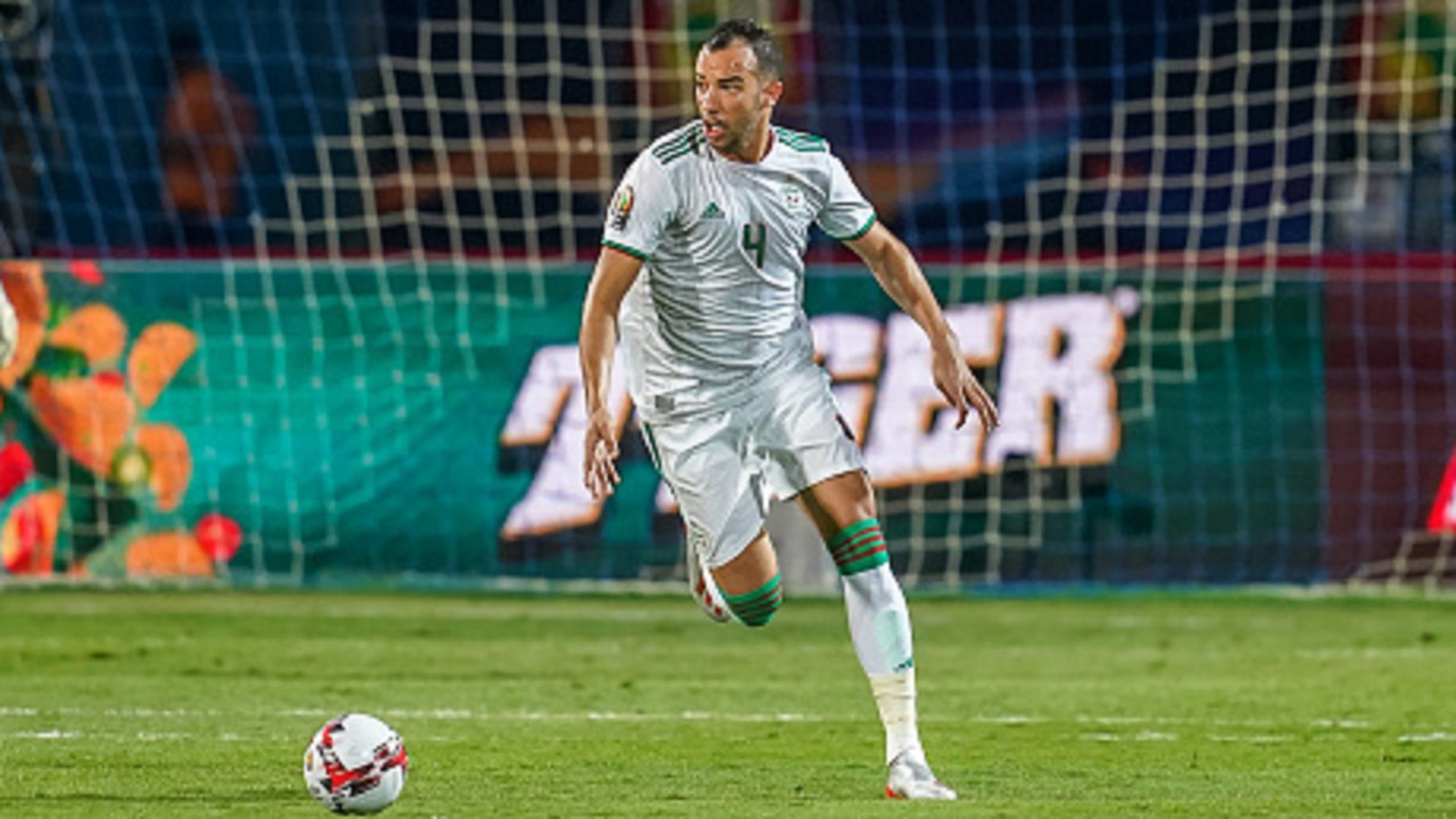Djamel Eddine Benlamri of Algeria during the 2019 African Cup of Nations