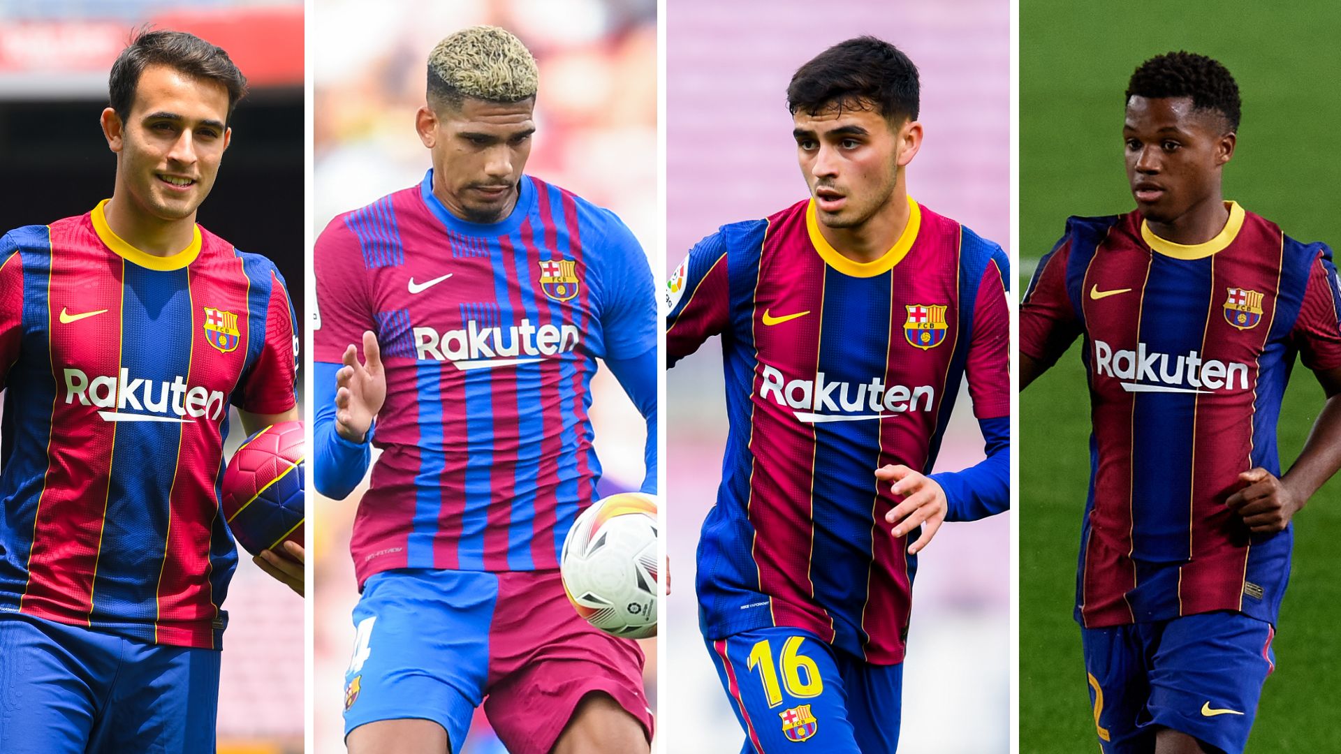 Eric Garcia Araujo Pedri Ansu Fati Barcelona