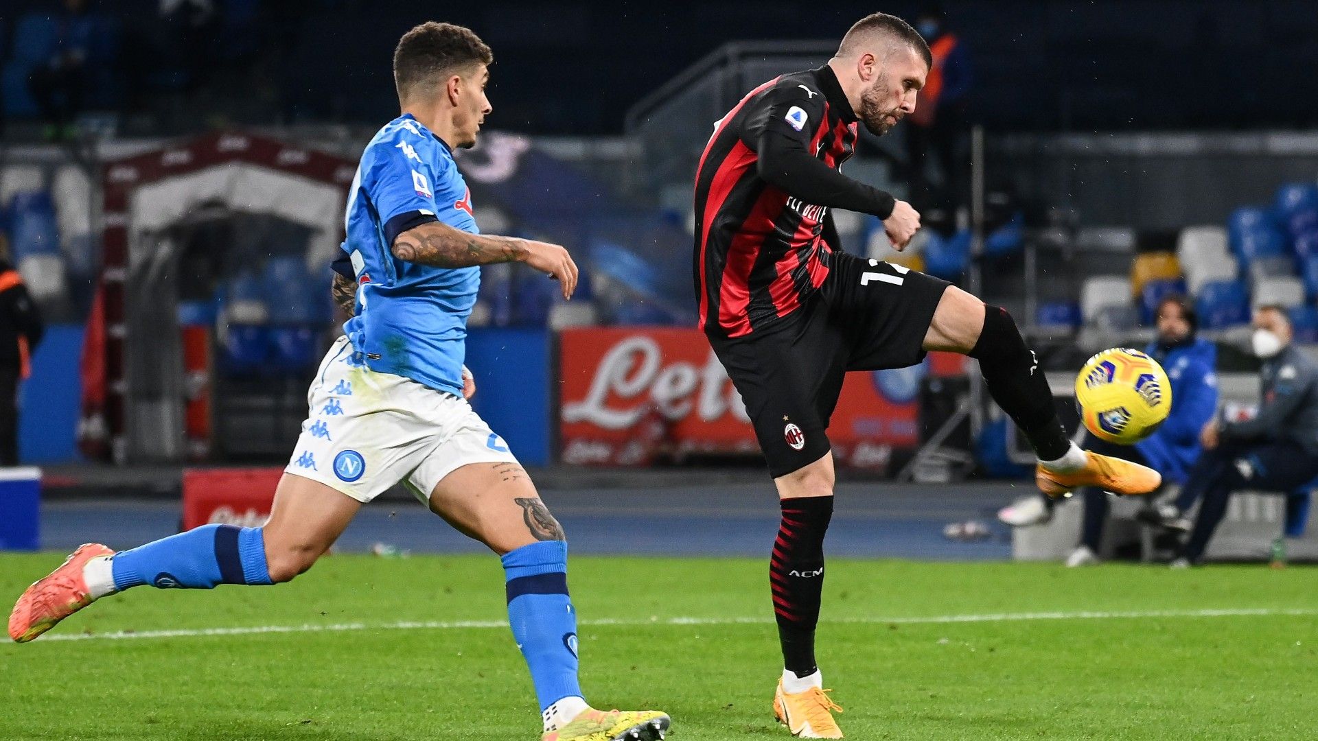 Rebic - Napoli Milan - Serie A 2020/21