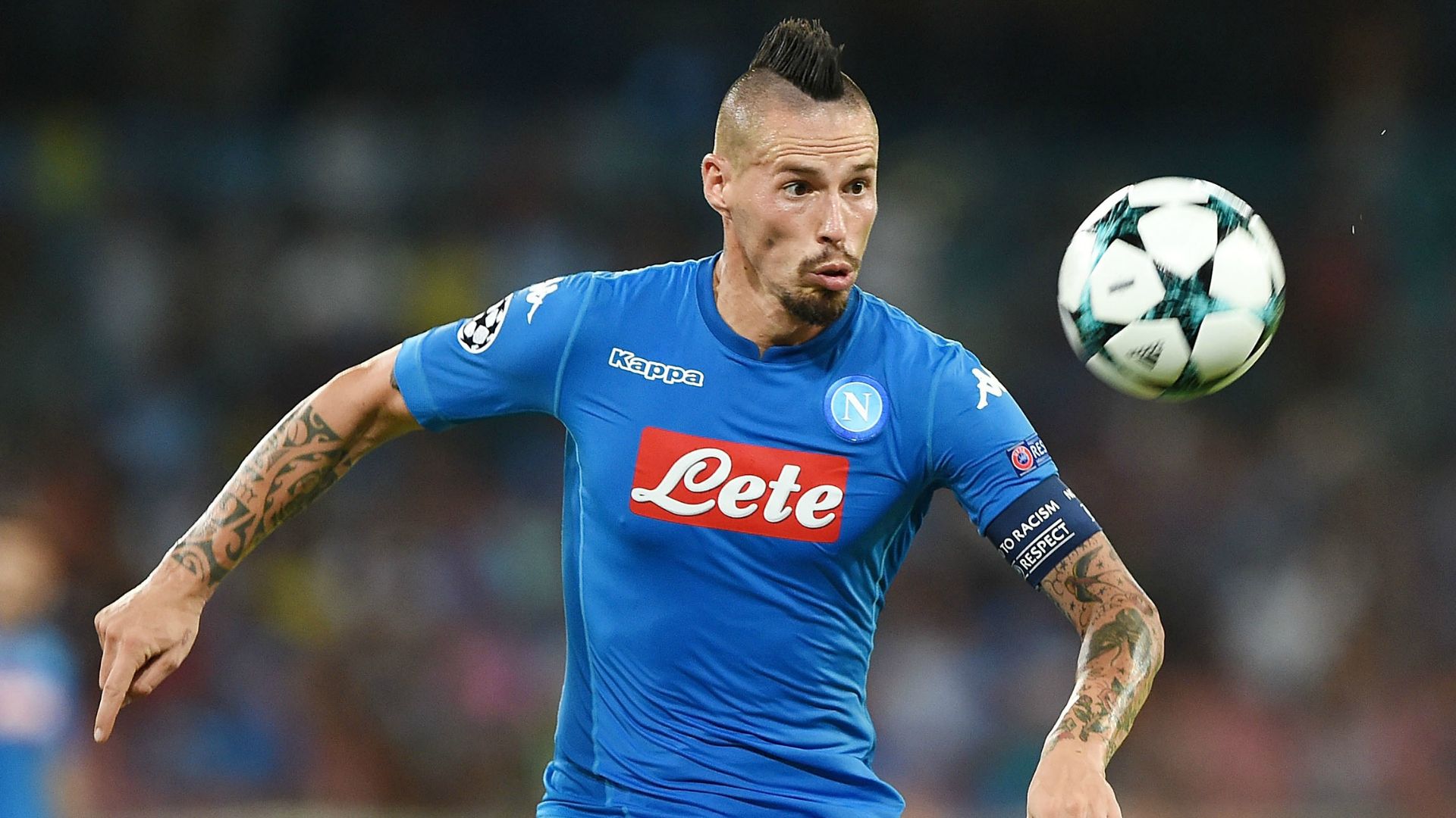 Marek Hamsik Napoli OGC Nice UEFA Champions League 08162017